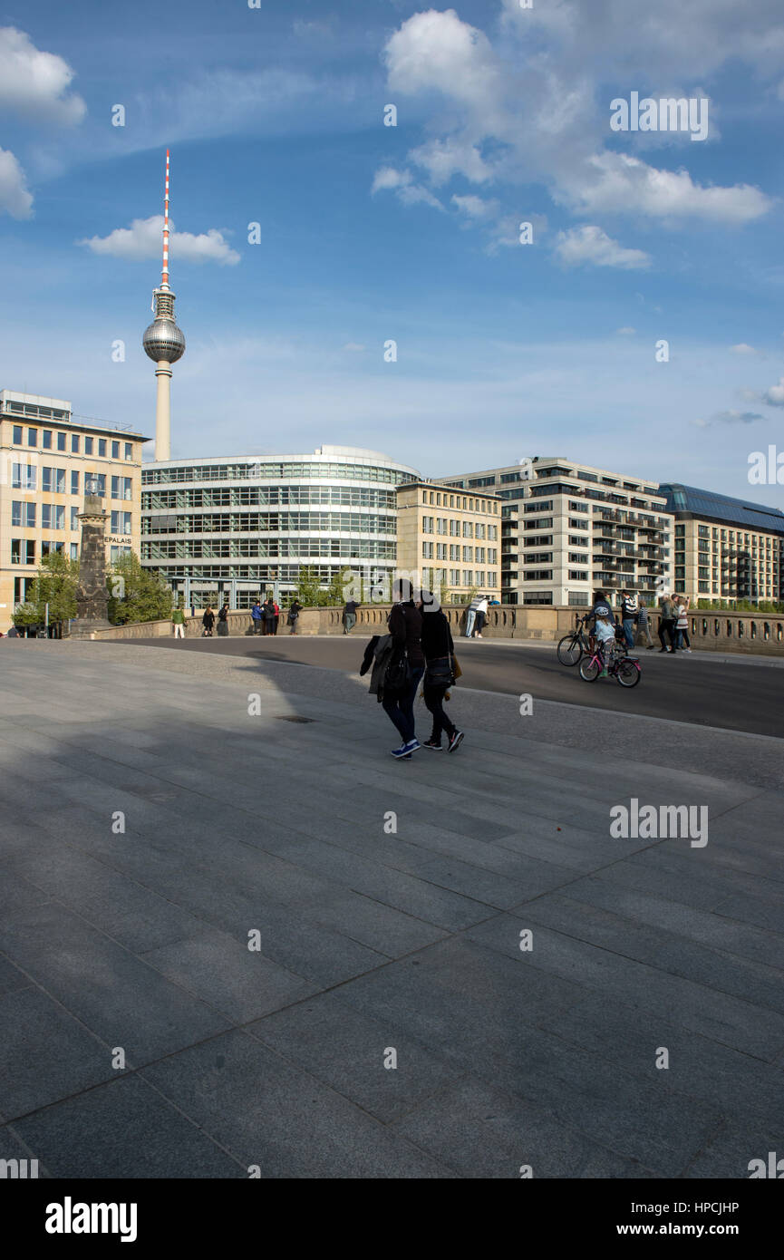 Germany,Berlin,Fernsehturm Stock Photo