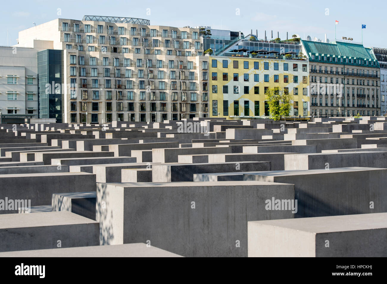 Germany,Berlin,Holocaust Mahnmal Stock Photo