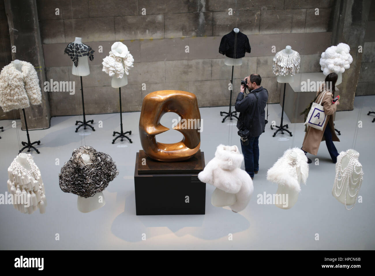 The new Henry Moore: Inspiration and Process exhibition by Burberry at  Makers House, London Stock Photo - Alamy