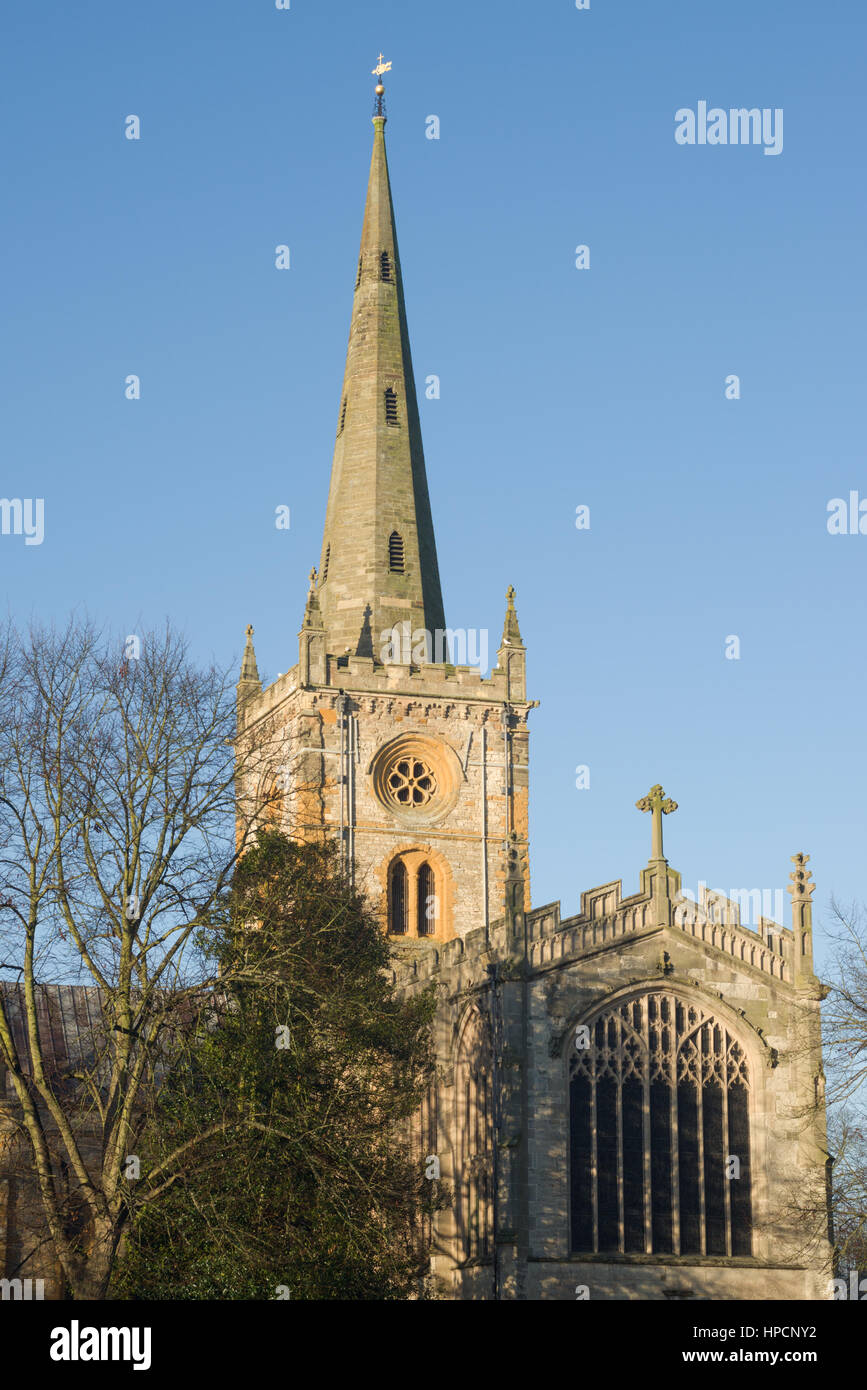 Holy Trinity Church, Stratford-upon-Avon, Warwickshire, England, United Kingdom Stock Photo