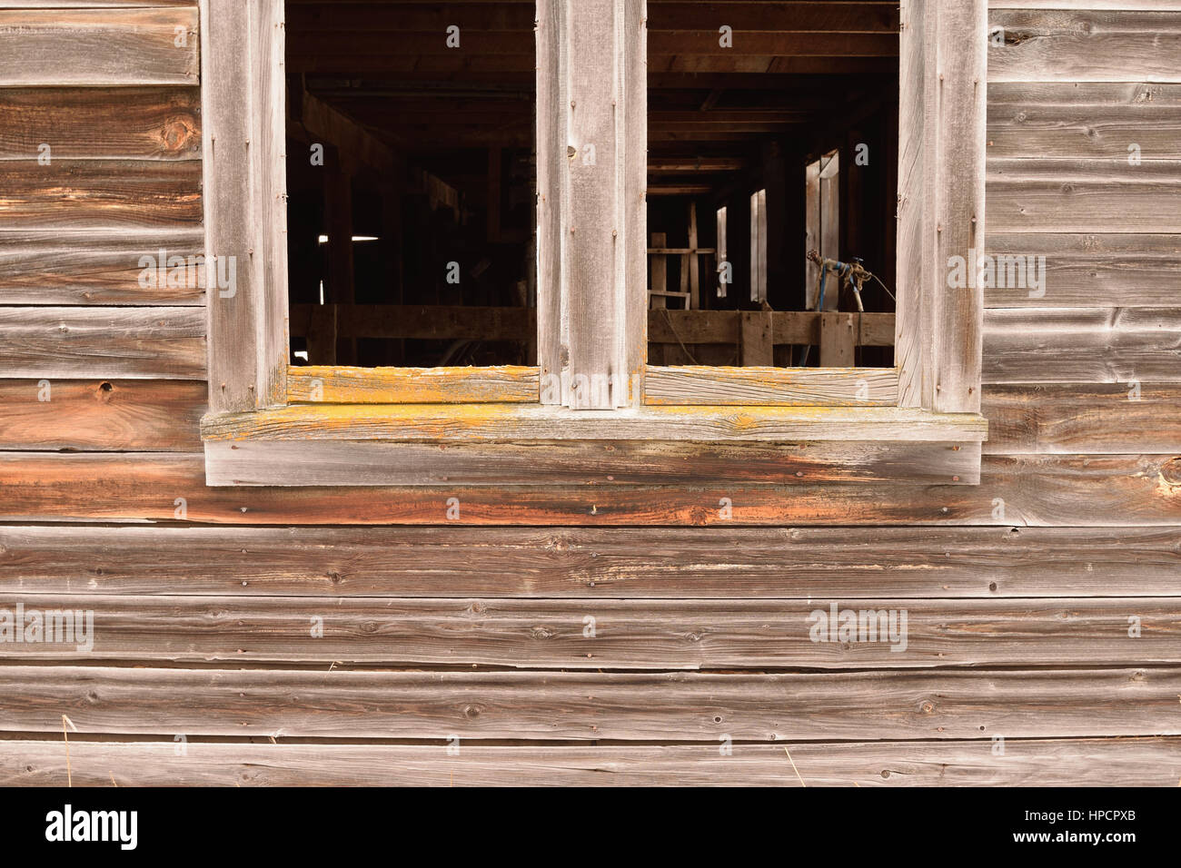 Old Barn Siding Wood and Window Stock Photo Alamy