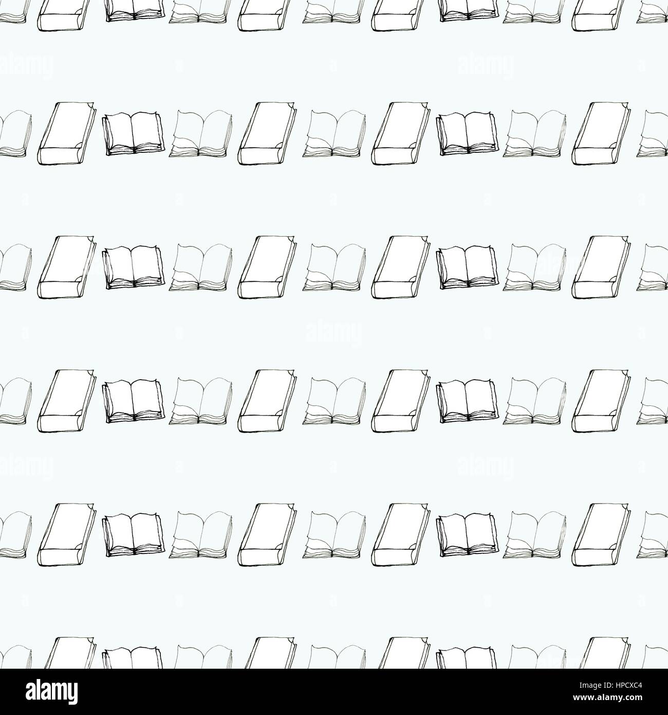 Subtle Book Pattern Seamless pattern with books Stock Vector Image & Art - Alamy