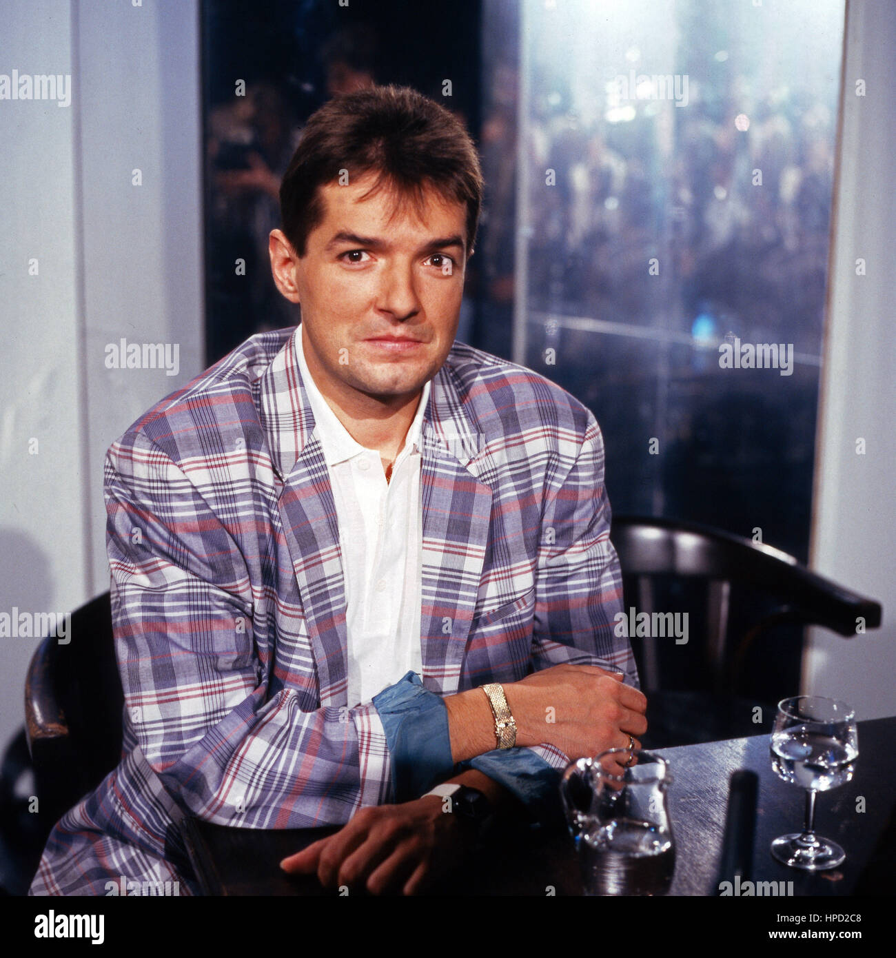 Österreichischer Sänger Falco, Deutschland 1980er Jahre. Austrian singer  Falco, Germany 1980s Stock Photo - Alamy