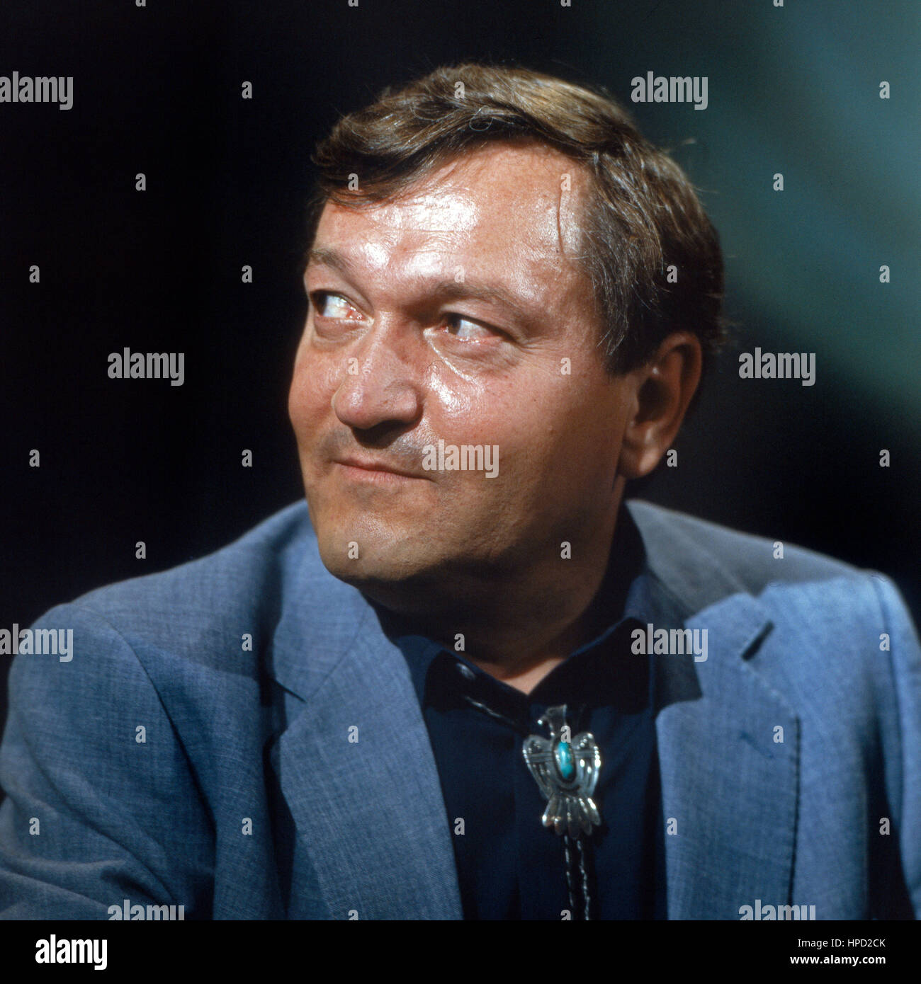 Schweizer Autor Erich von Däniken, Deutschland 1980er Jahre. Swiss author Erich von Daeniken, Germany 1980s. Stock Photo