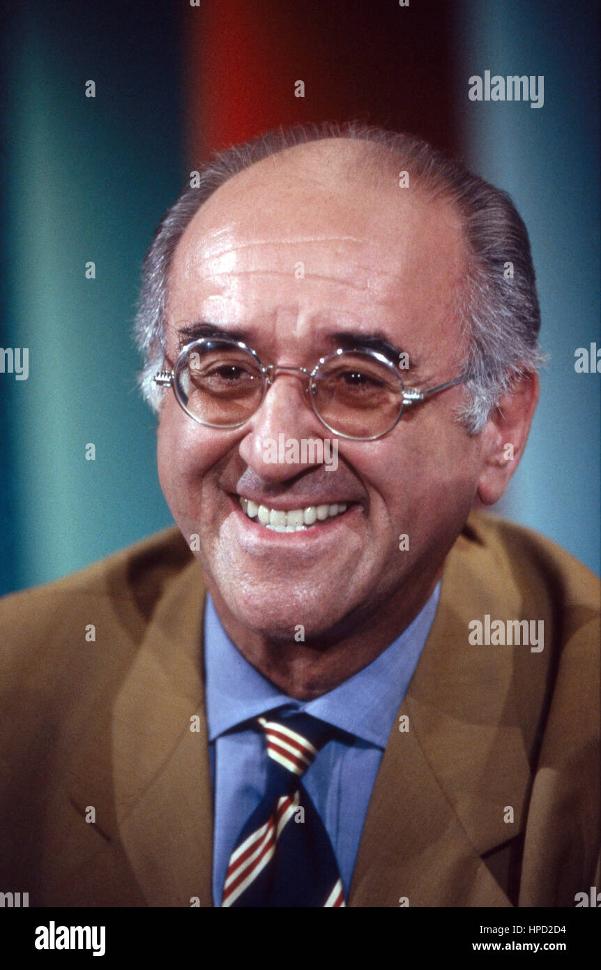 Deutscher Moderator, Produzent und Talkmaster Alfred Biolek