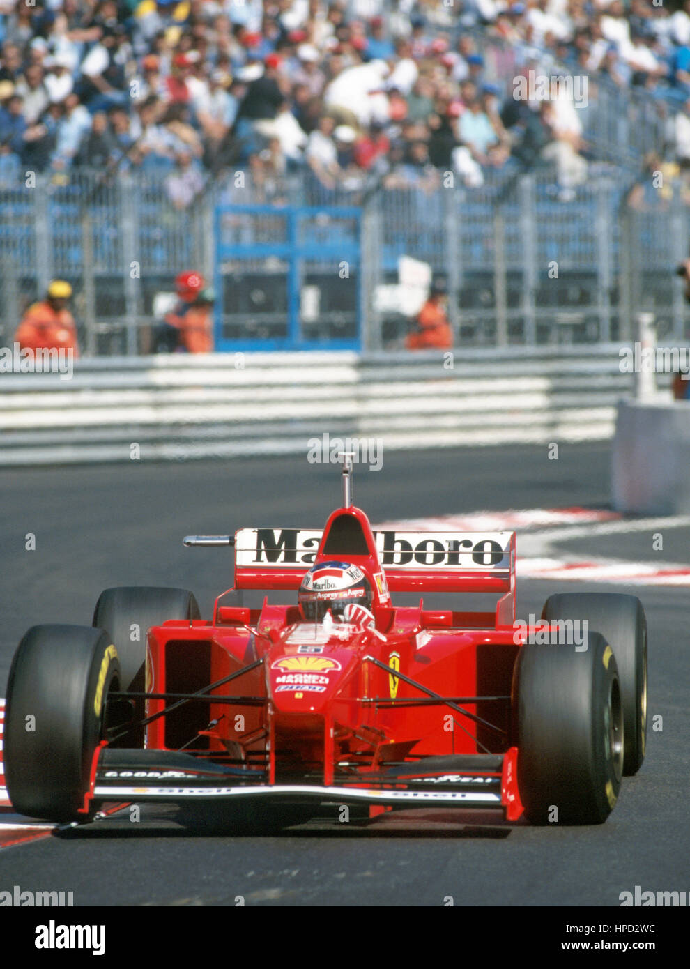1997 Michael Schumacher German Ferrari F310B Monaco GP 1st Stock Photo