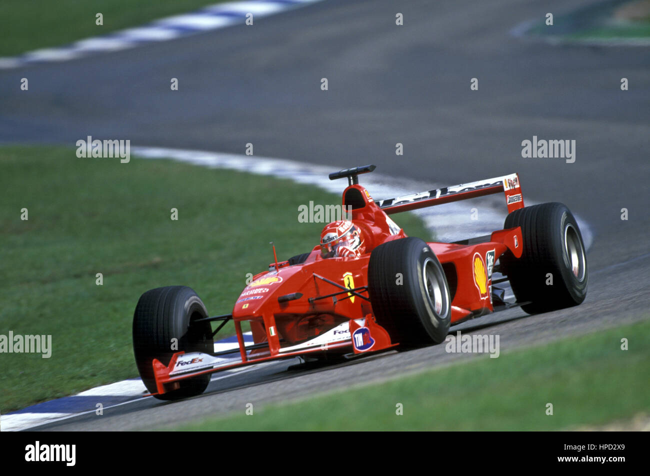 2001 Michael Schumacher Ferrari F-2001 German GP dnf Stock Photo
