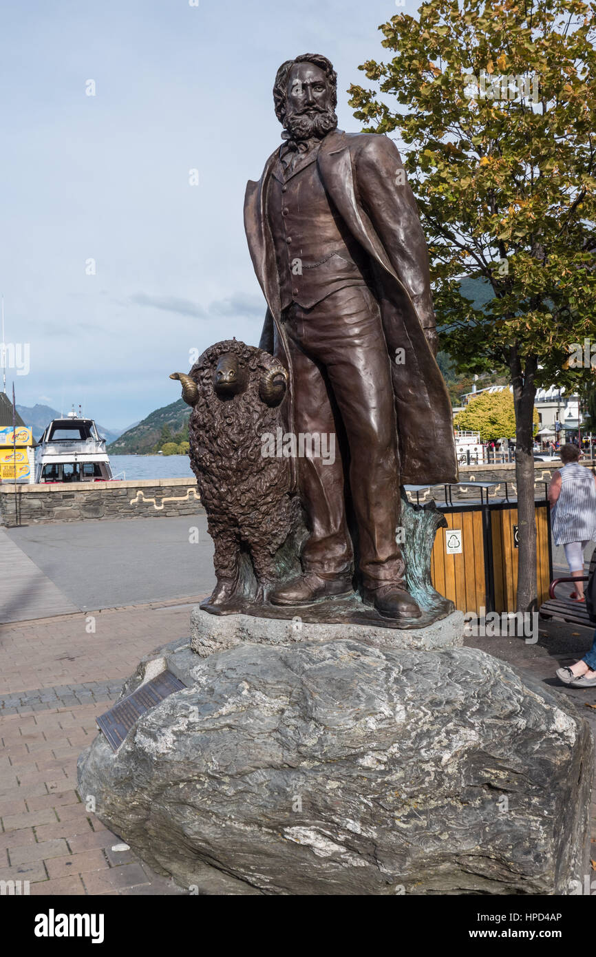 Statue to William Gilbert Rees, explorer and regarded as founder of ...