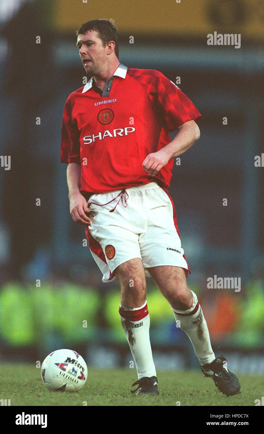 GARY PALLISTER MANCHESTER UNITED FC 19 January 1997 Stock Photo
