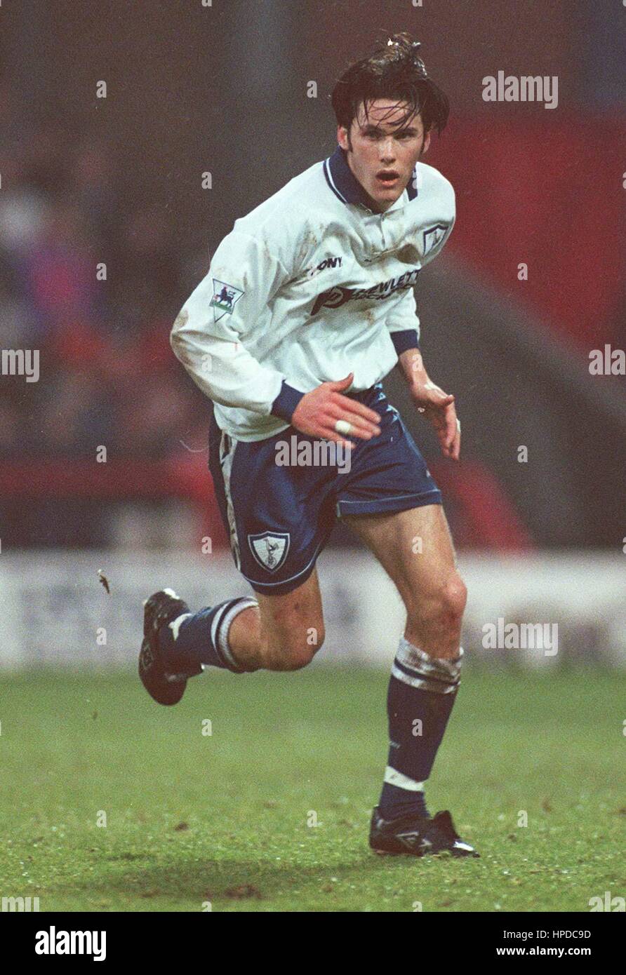 RORY ALLEN TOTTENHAM HOTSPUR FC 29 January 1997 Stock Photo