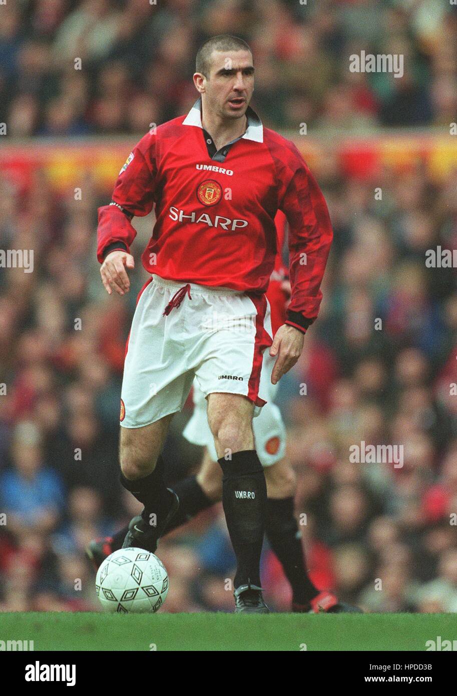 ERIC CANTONA MANCHESTER UNITED FC 01 March 1997 Stock Photo - Alamy