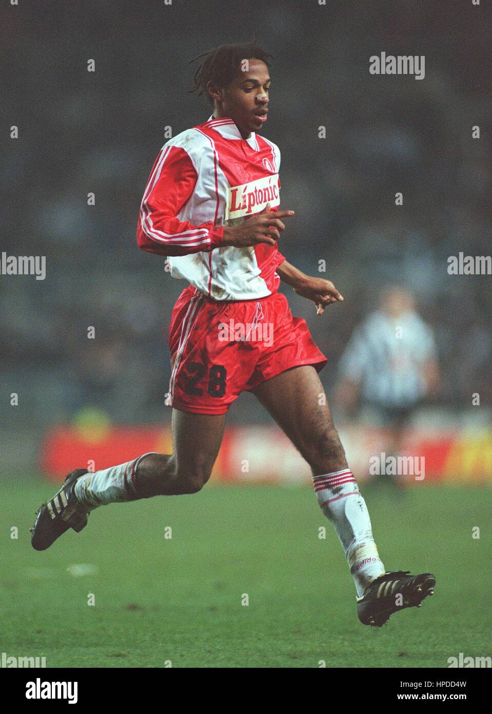 THIERRY HENRY AS MONACO 01 March 1997 Stock Photo - Alamy