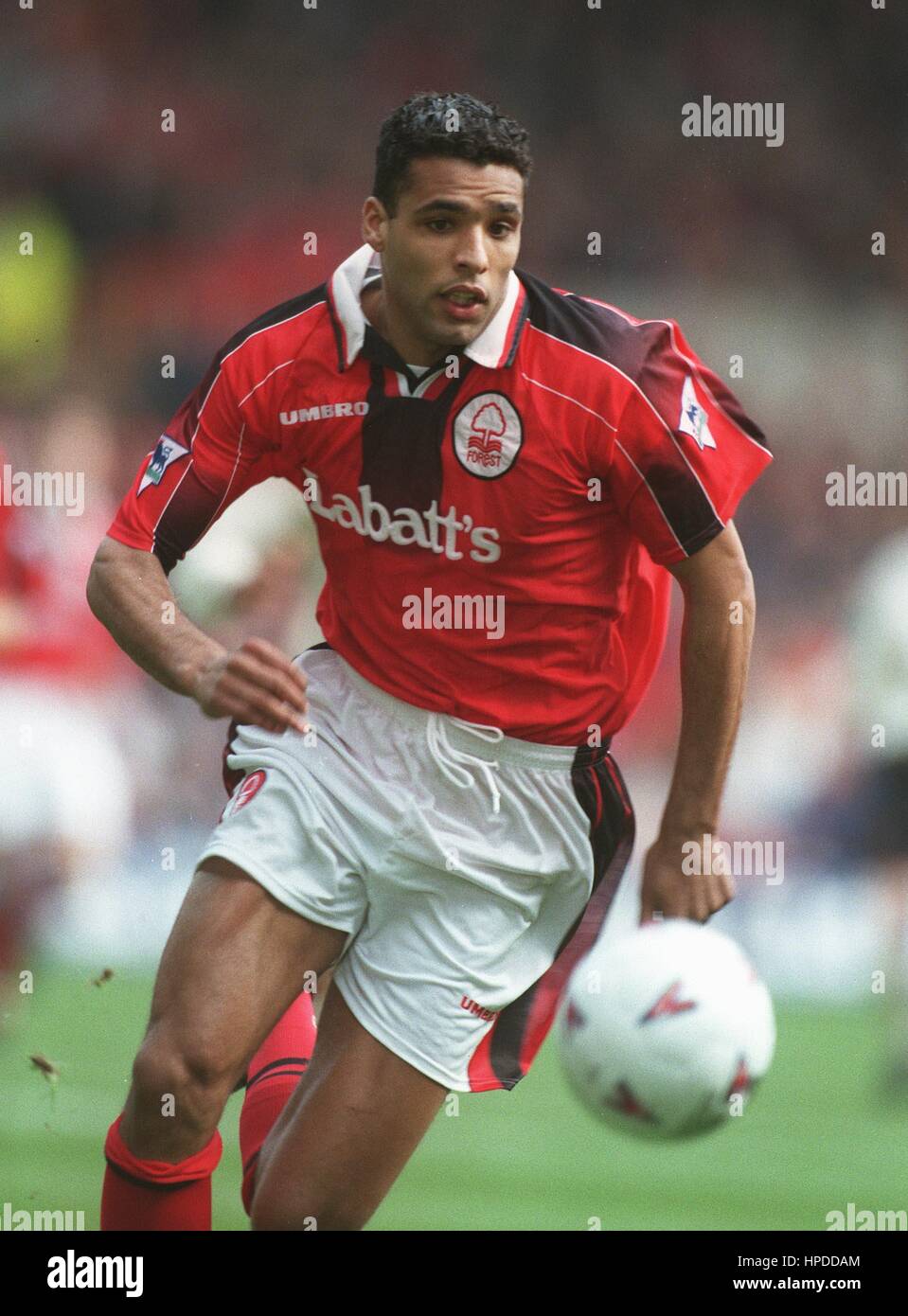 PIERRE VAN HOOIJDONK NOTTINGHAM FOREST FC 15 March 1997 Stock Photo