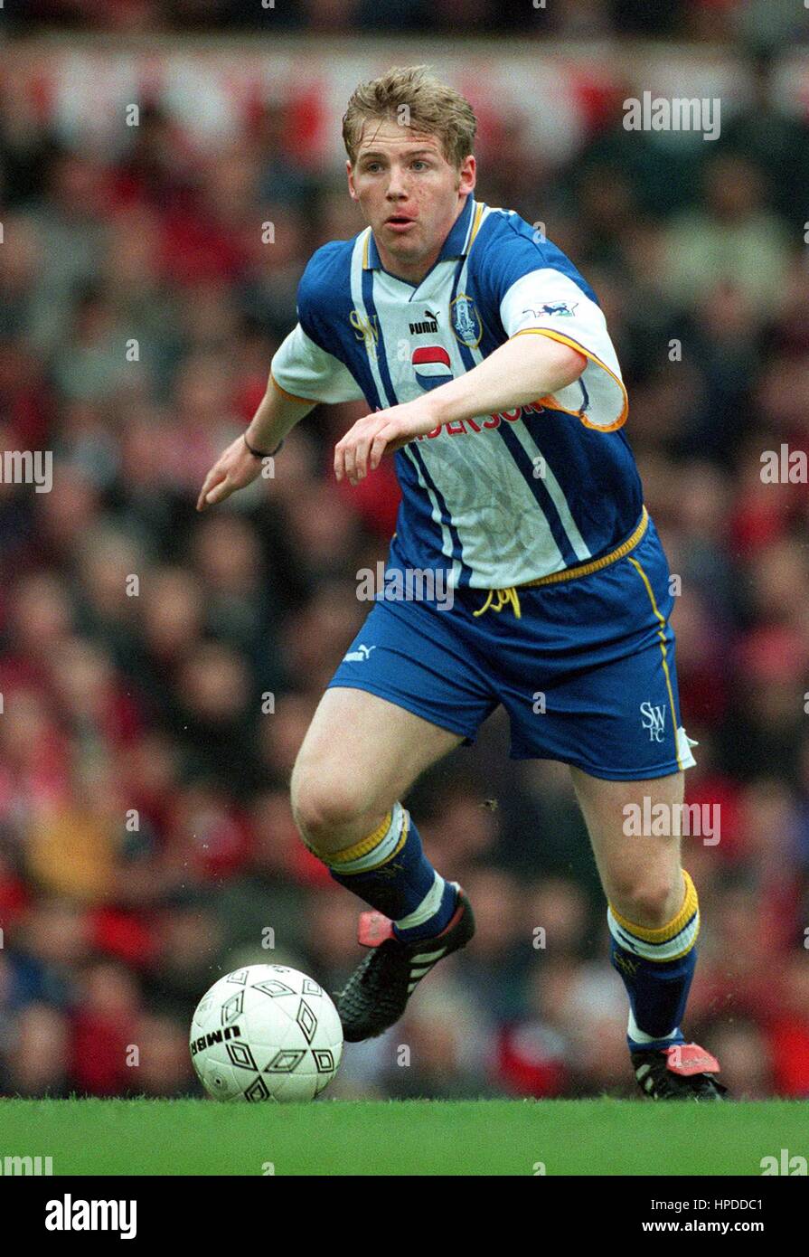 RITCHIE HUMPHREYS SHEFFIELD WEDNESDAY FC 15 March 1997 Stock Photo - Alamy