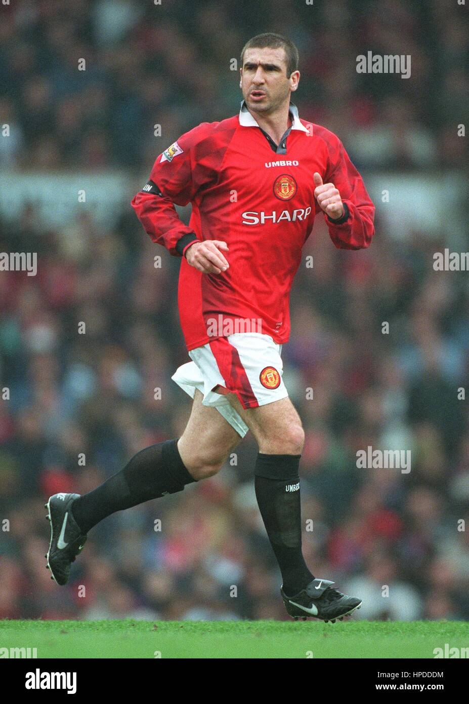 ERIC CANTONA MANCHESTER UNITED FC 15 March 1997 Stock Photo - Alamy