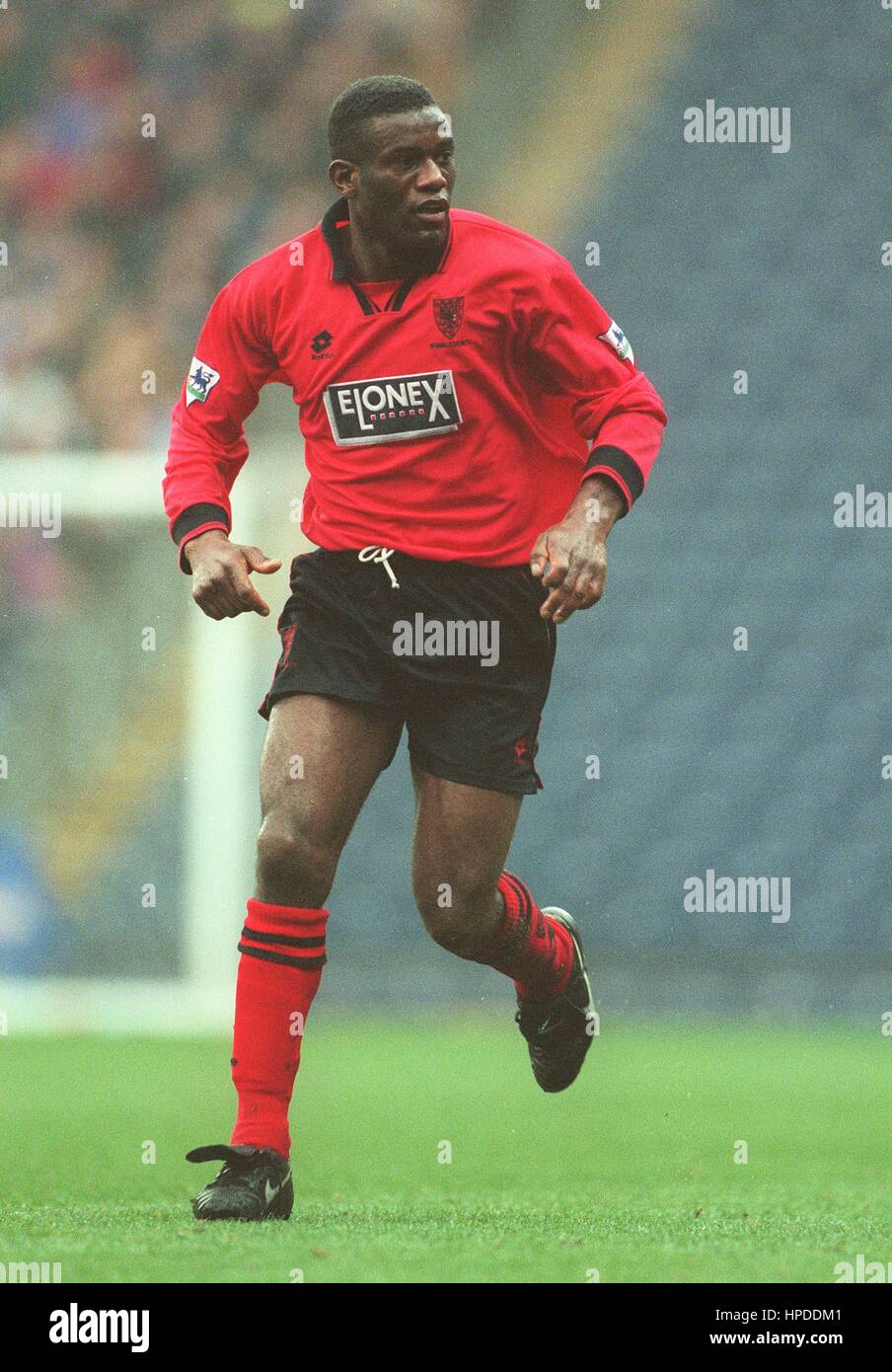 ROBBIE EARLE WIMBLEDON FC 18 March 1997 Stock Photo