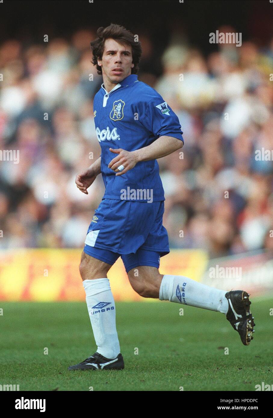 GIANFRANCO ZOLA CHELSEA FC 15 March 1997 Stock Photo - Alamy