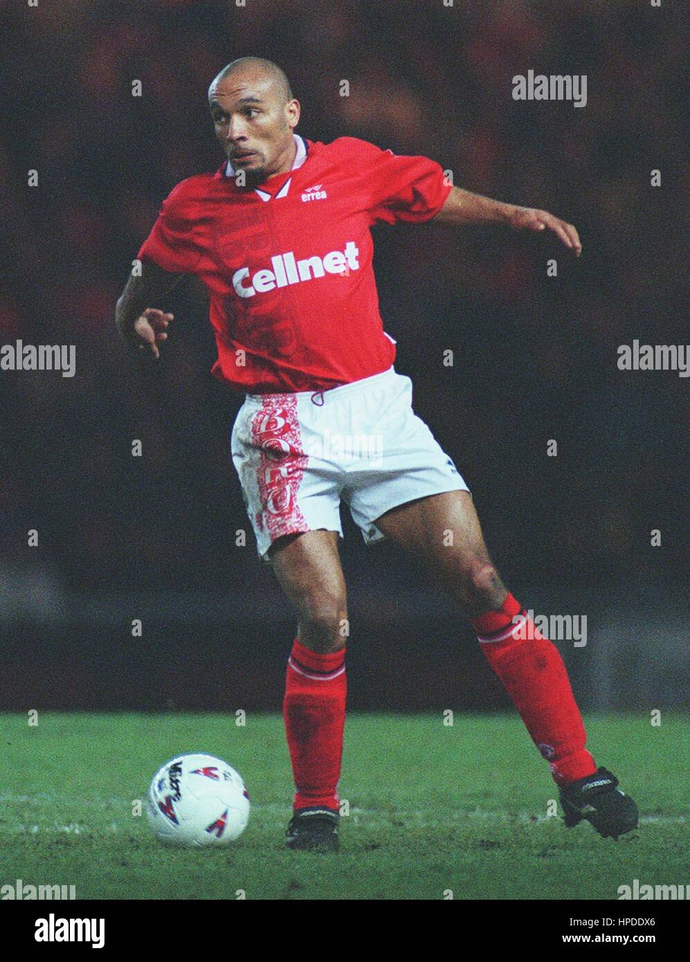 CURTIS FLEMING MIDDLESBROUGH FC 26 March 1997 Stock Photo