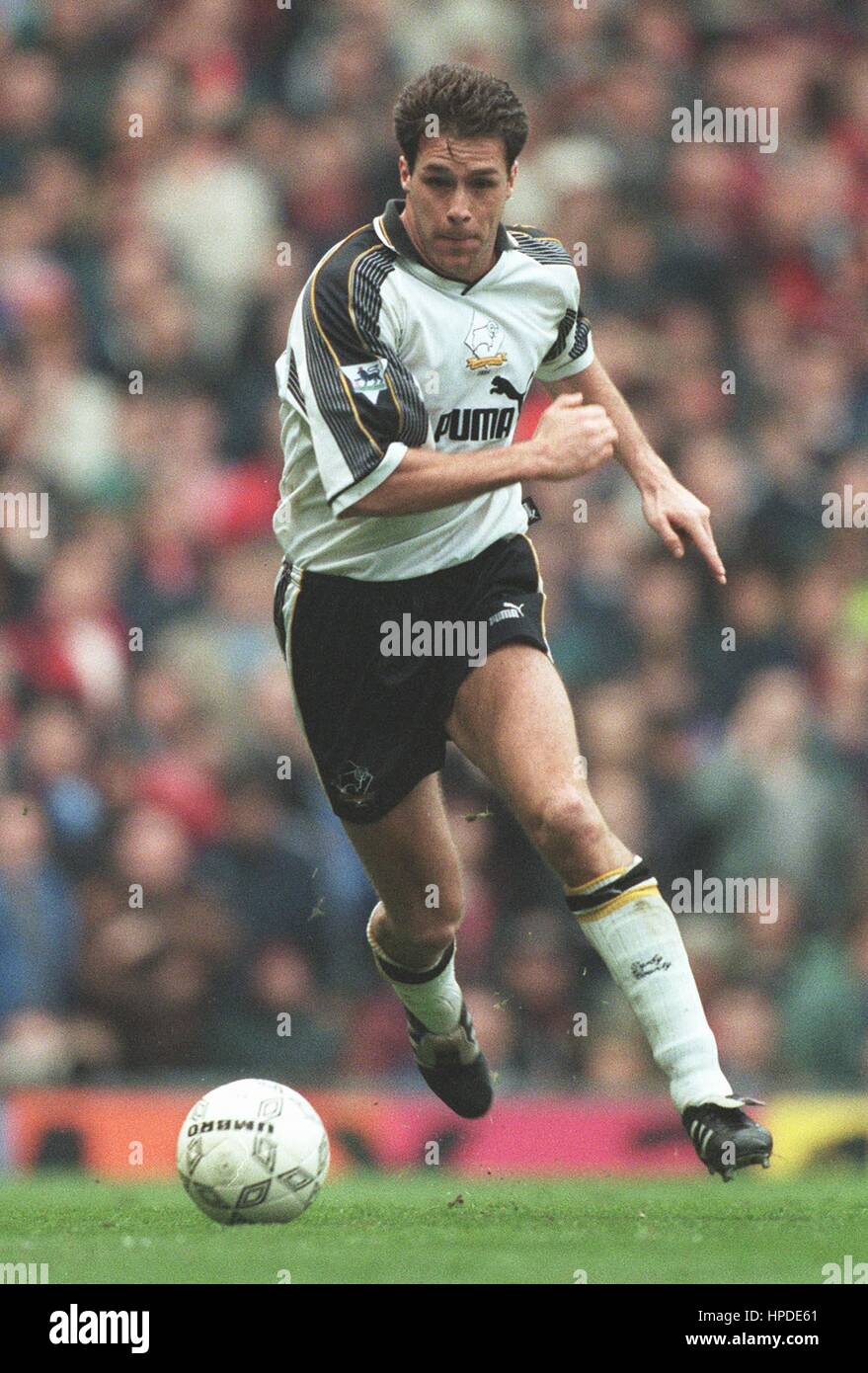 ASHLEY WARD DERBY COUNTY FC 08 April 1997 Stock Photo