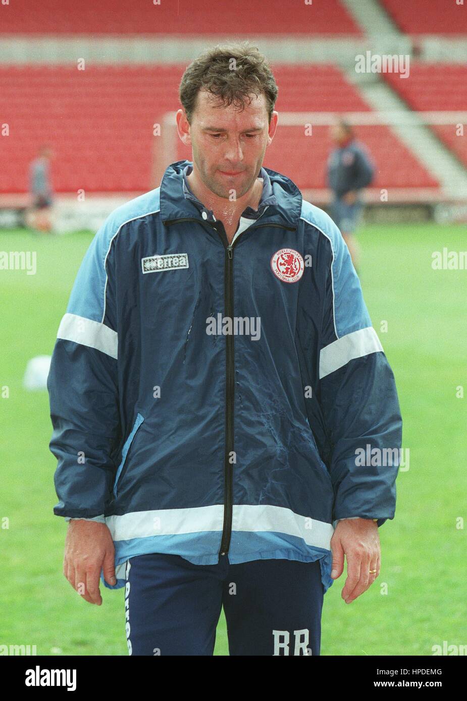 BRYAN ROBSON MIDDLESBROUGH MANAGER 20 May 1997 Stock Photo