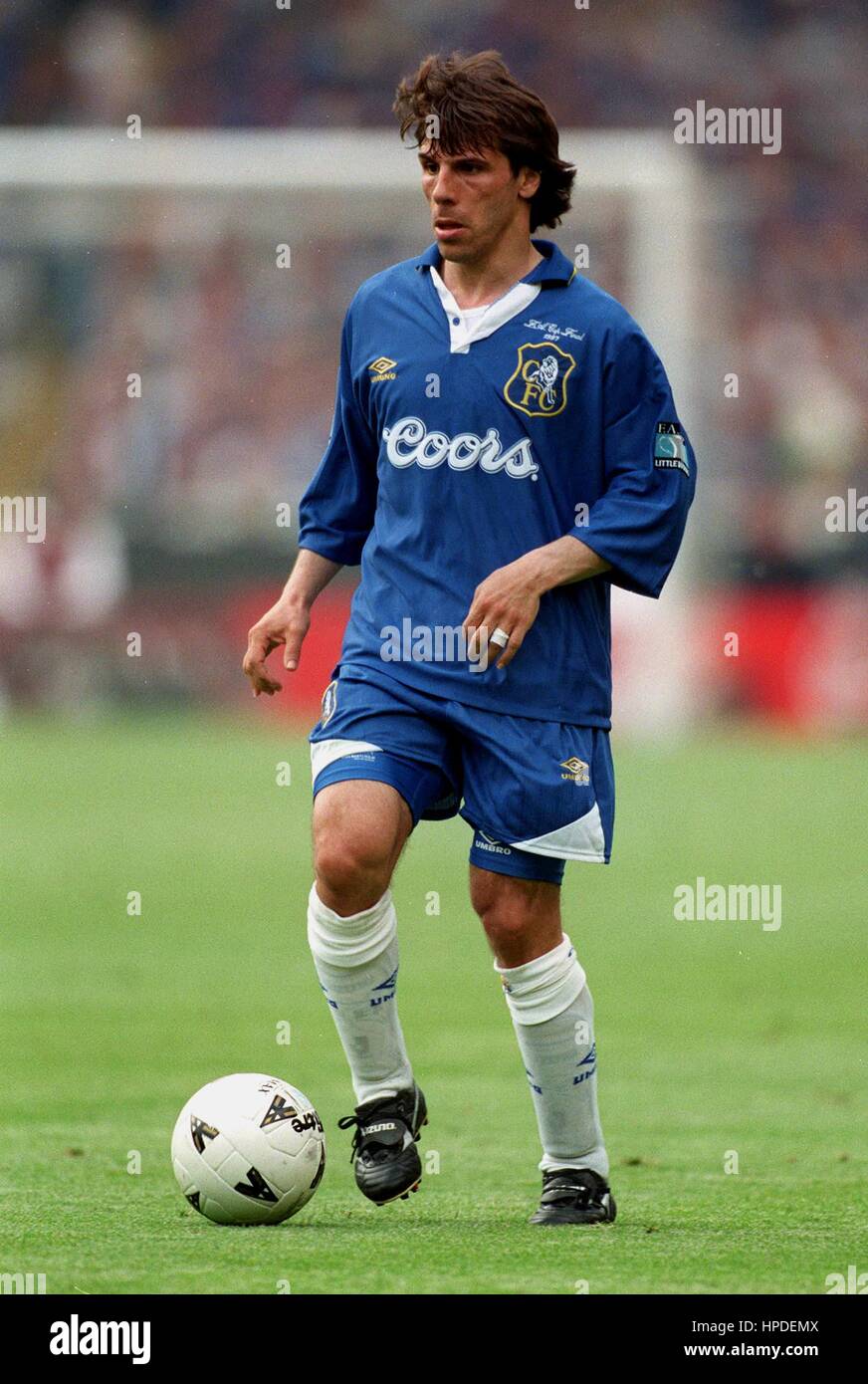 GIANFRANCO ZOLA CHELSEA FC 20 May 1997 Stock Photo - Alamy