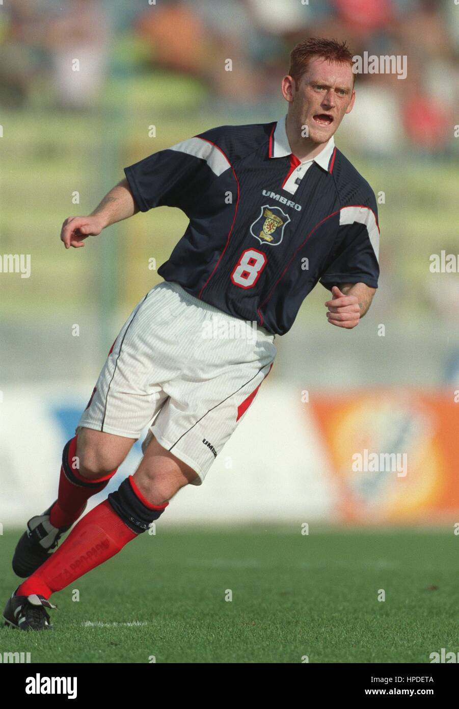 DAVID HOPKIN SCOTLAND & LEEDS UNITED FC 03 June 1997 Stock Photo