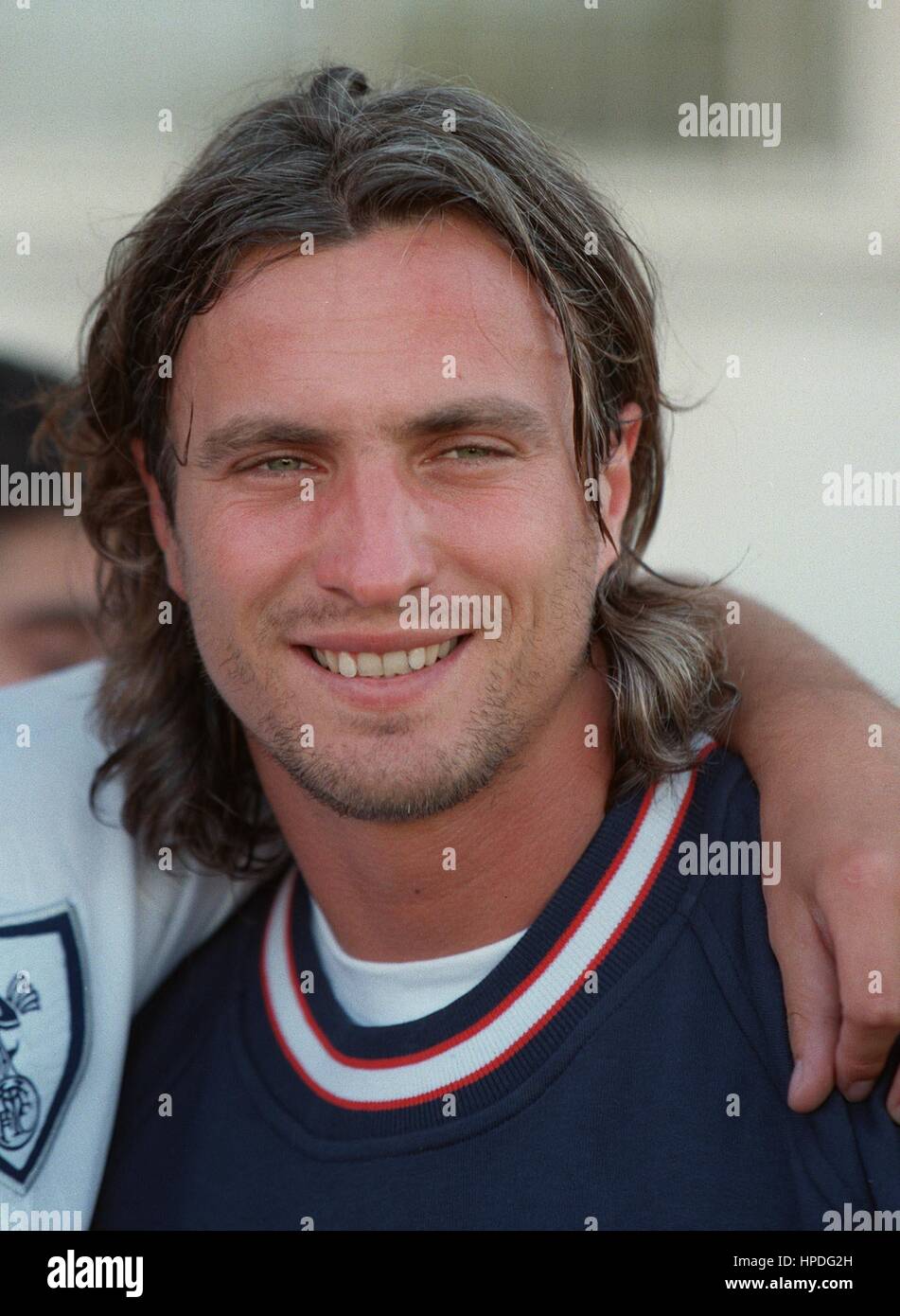 Photo Dédicacée De David Ginola – Autographe Original – Tottenham Hotspurs – Format XXL