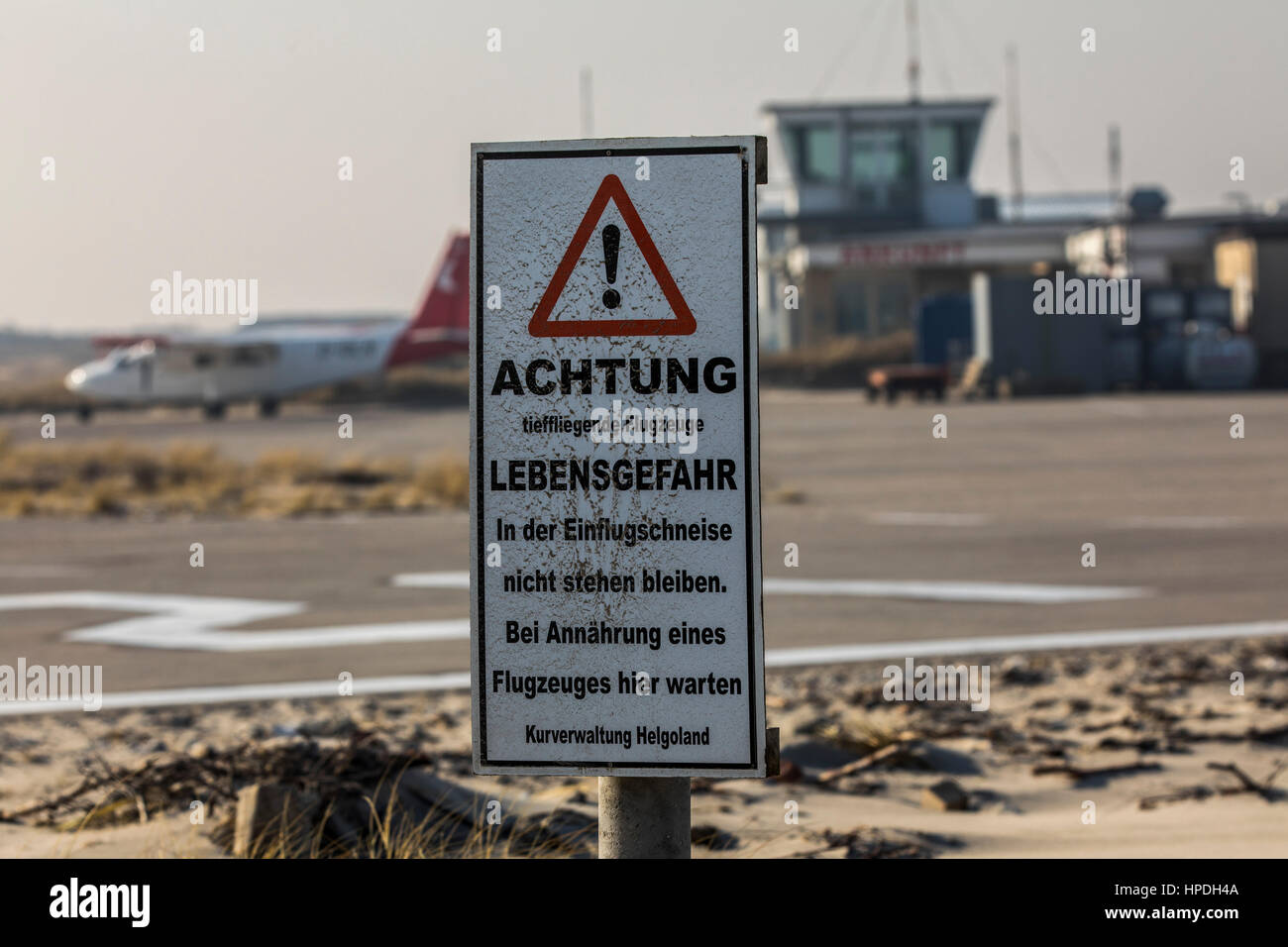 Helgoland, island in the German North Sea, neighbor island DŸne, Dune, nature preserve, beaches, small airport, Stock Photo