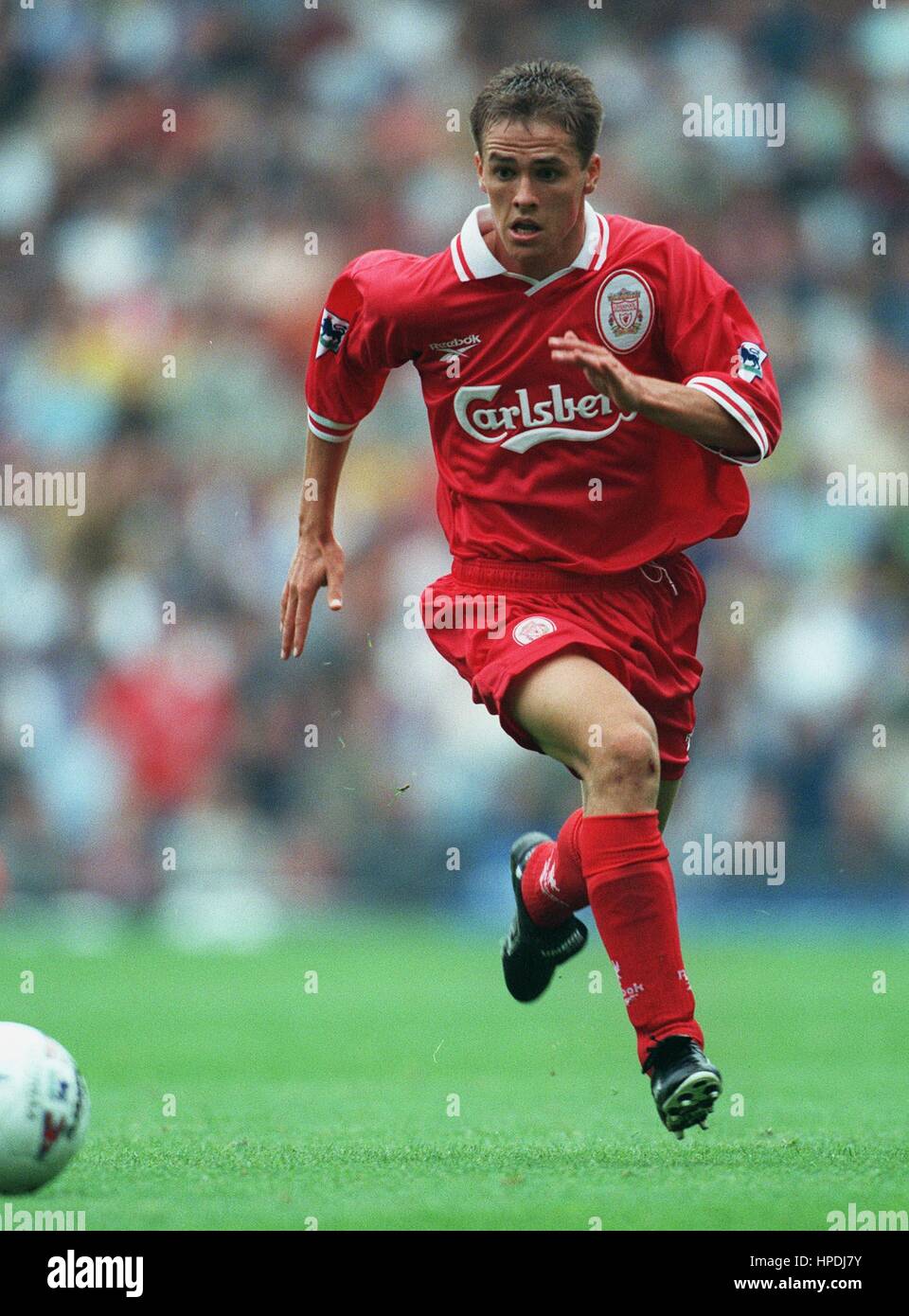 Michael Owen, Liverpool 1997/98. Before that goal in St. Etienne #owen # michaelowen #liverpool #lfc #anfield #classickit #vi…