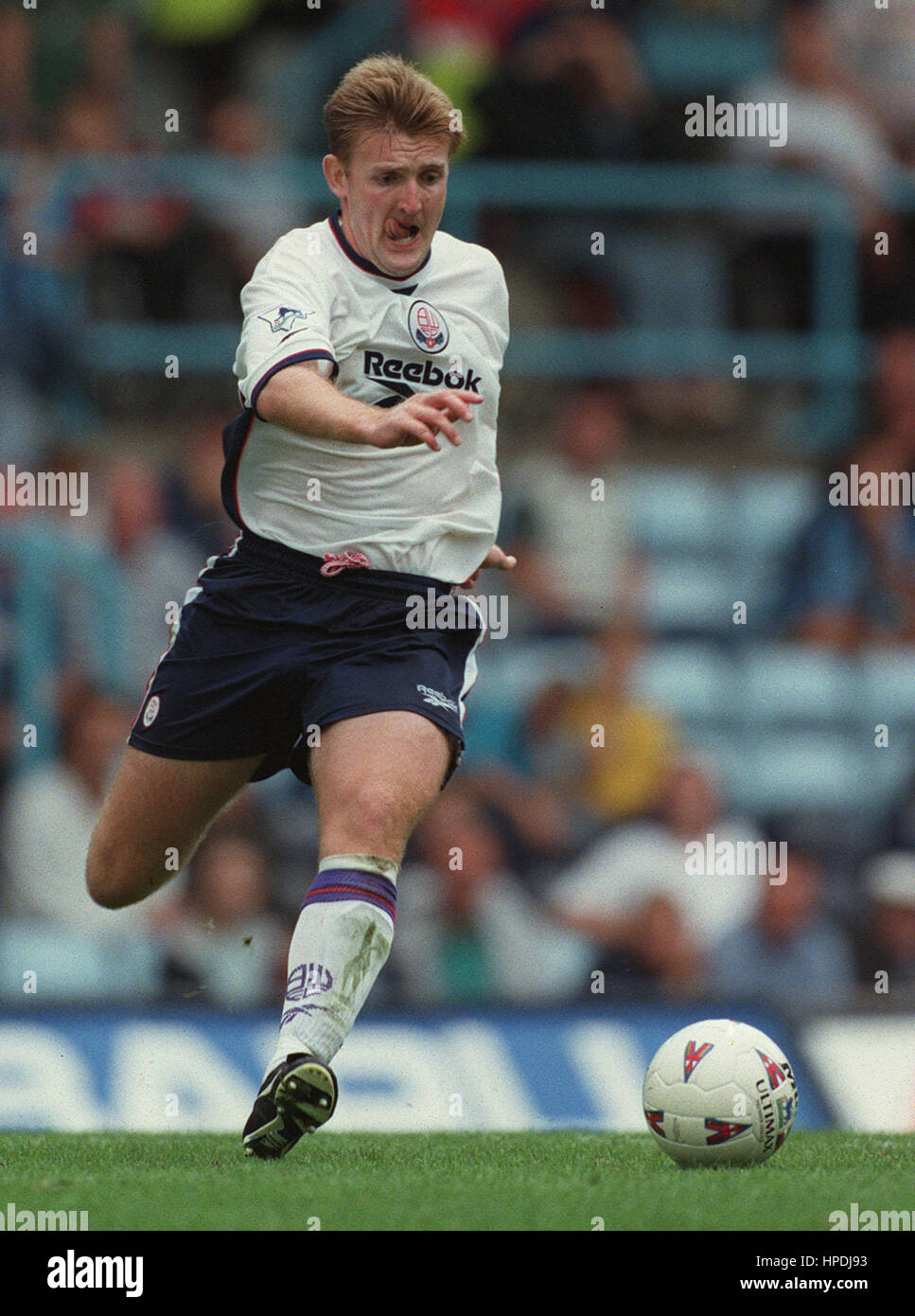 JAMIE POLLOCK BOLTON WANDERERS FC 24 August 1997 Stock Photo - Alamy