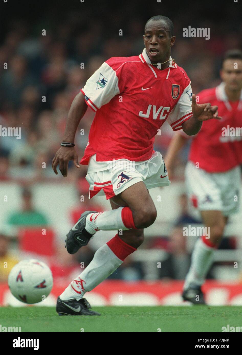 IAN WRIGHT ARSENAL FC 01 September 1997 Stock Photo