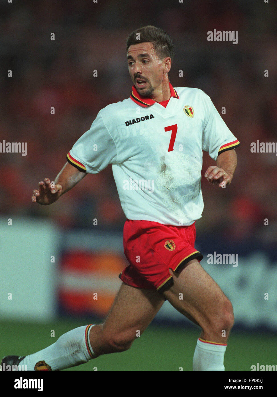 LORENZO STAELENS BELGIUM & CLUB BRUGGE 09 September 1997 Stock Photo