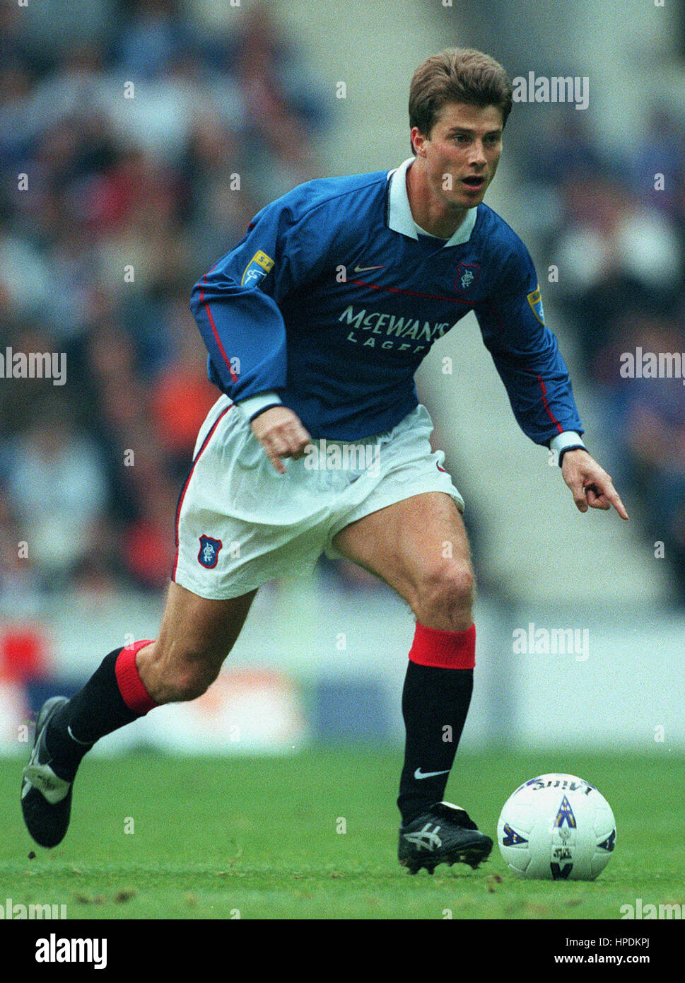 BRIAN LAUDRUP DUNFERMLINE V RANGERS 08 February 1997 Stock Photo - Alamy