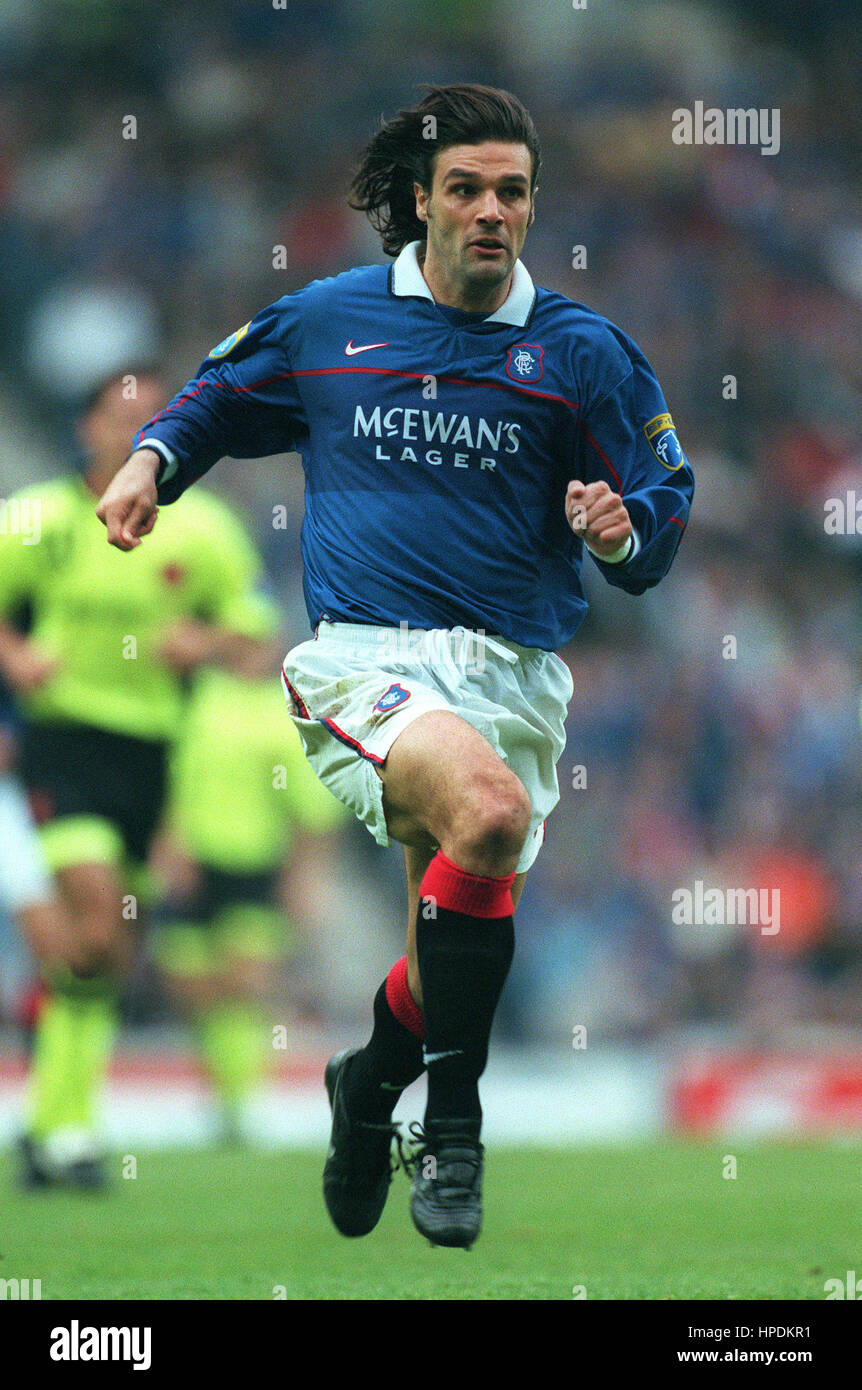 MARCO NEGRI GLASGOW RANGERS FC 28 September 1997 Stock Photo - Alamy