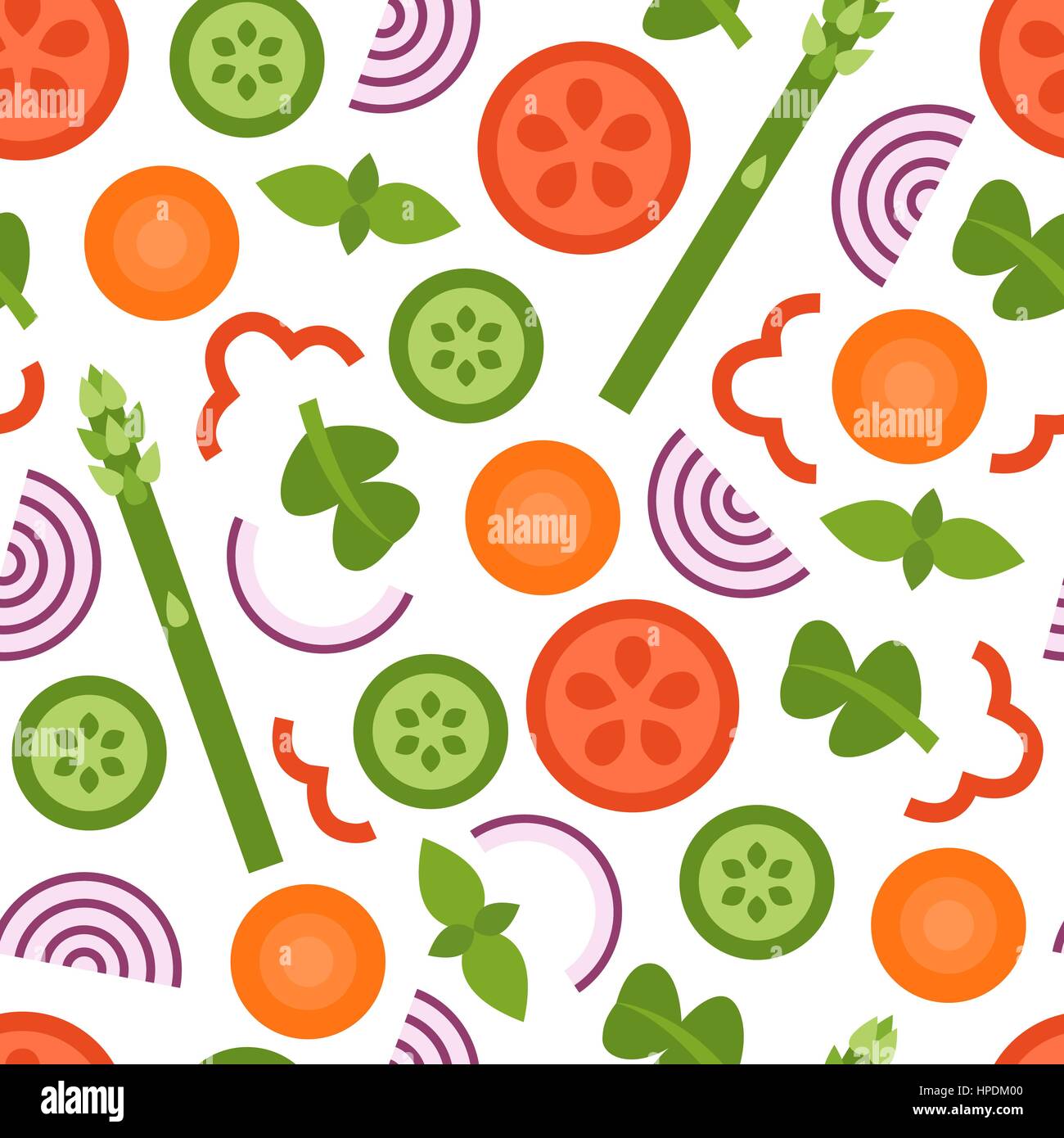 Vegetables seamless pattern Stock Vector Image & Art - Alamy