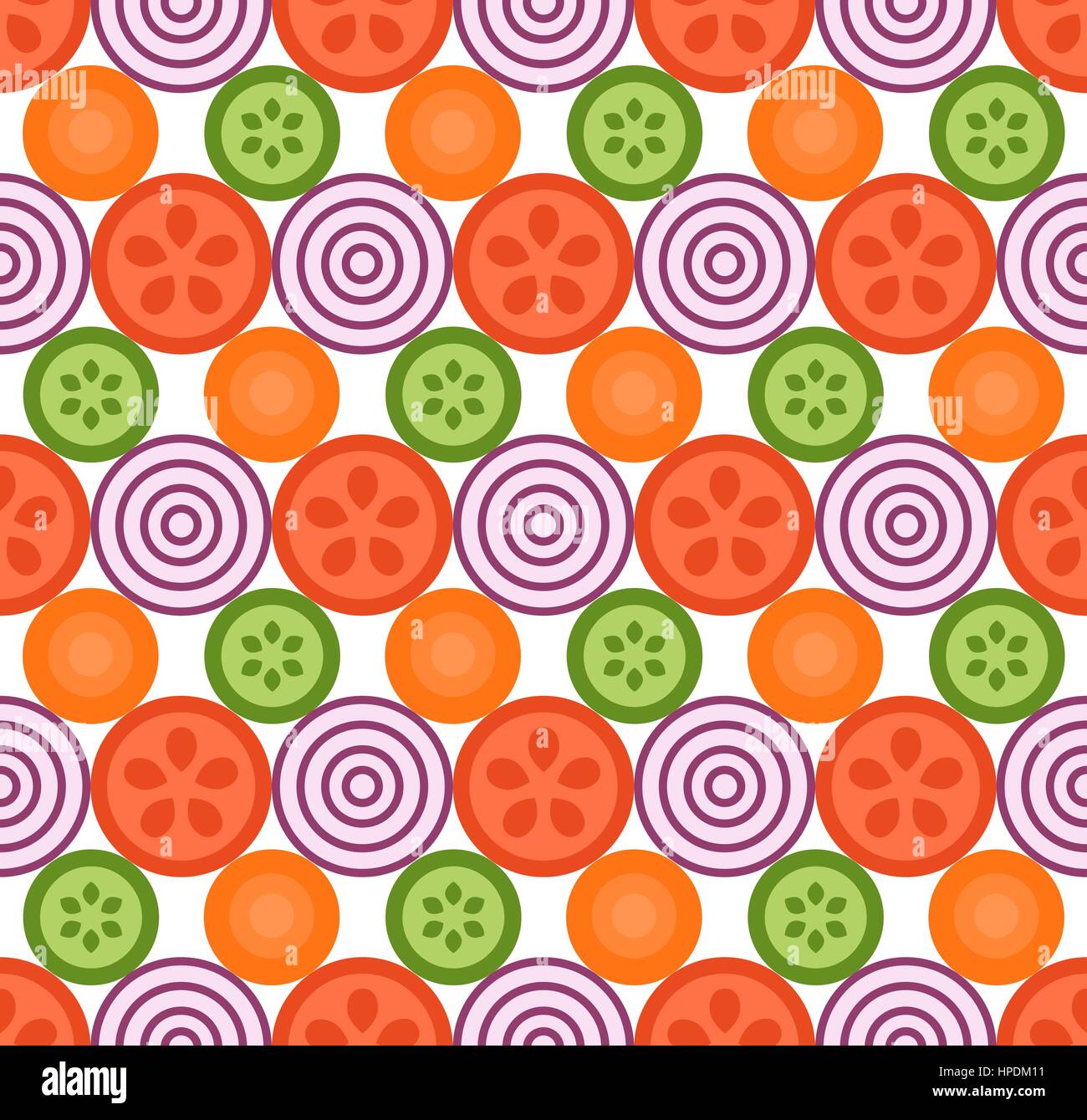 Slice cucumber seamless pattern Stock Vector Images - Alamy