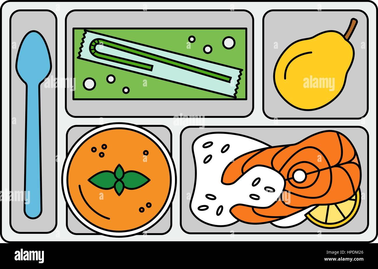 School cafeteria tray Stock Vector Images - Page 2 - Alamy