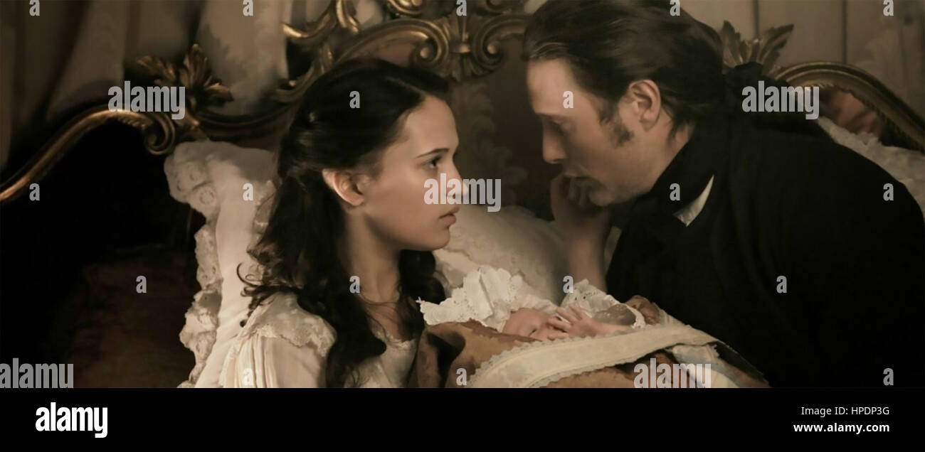 A ROYAL AFFAIR 2012 Zentropa Entertainments film with Alicia Vikander and Mads Mikkelsen Stock Photo