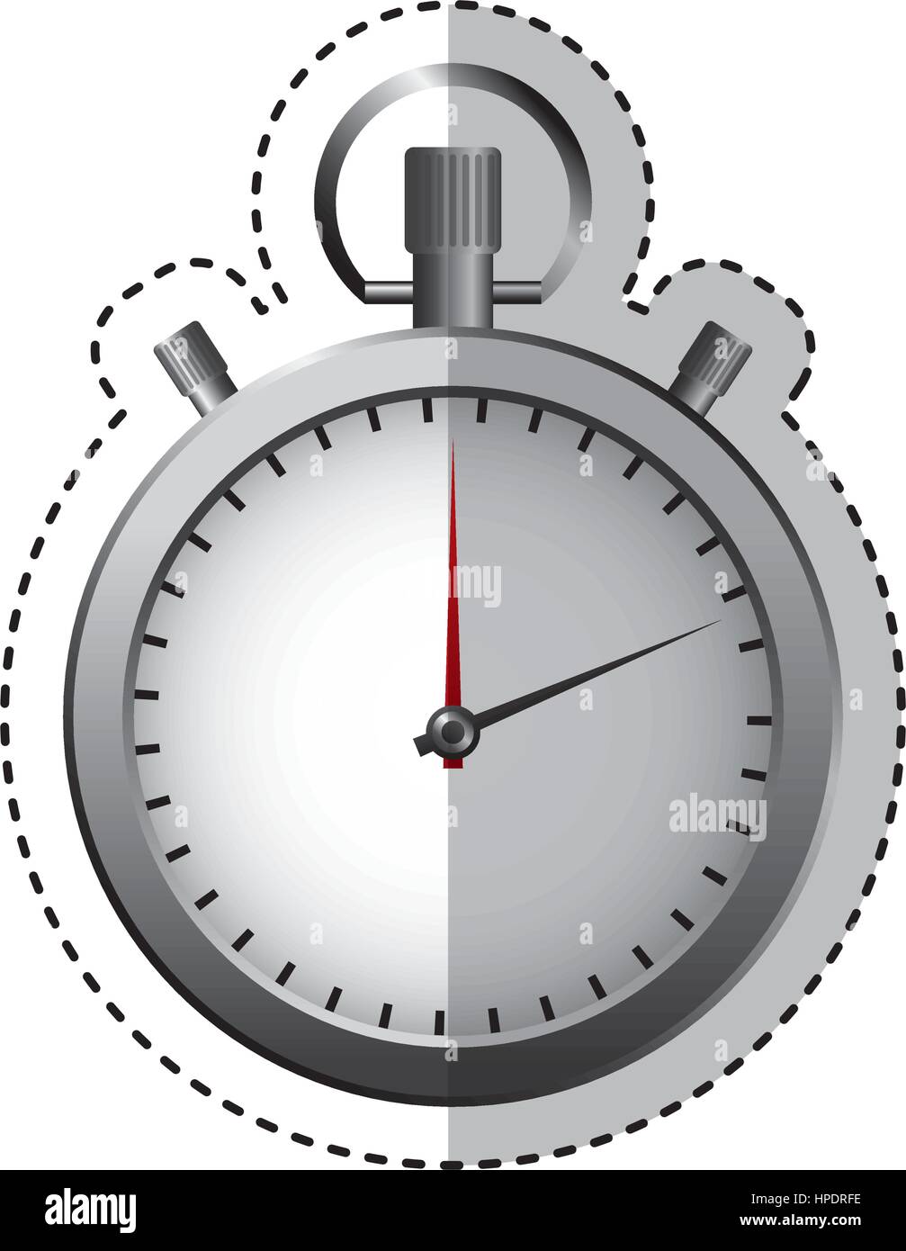 chronometer watch isolated icon vector illustration design Stock Vector ...
