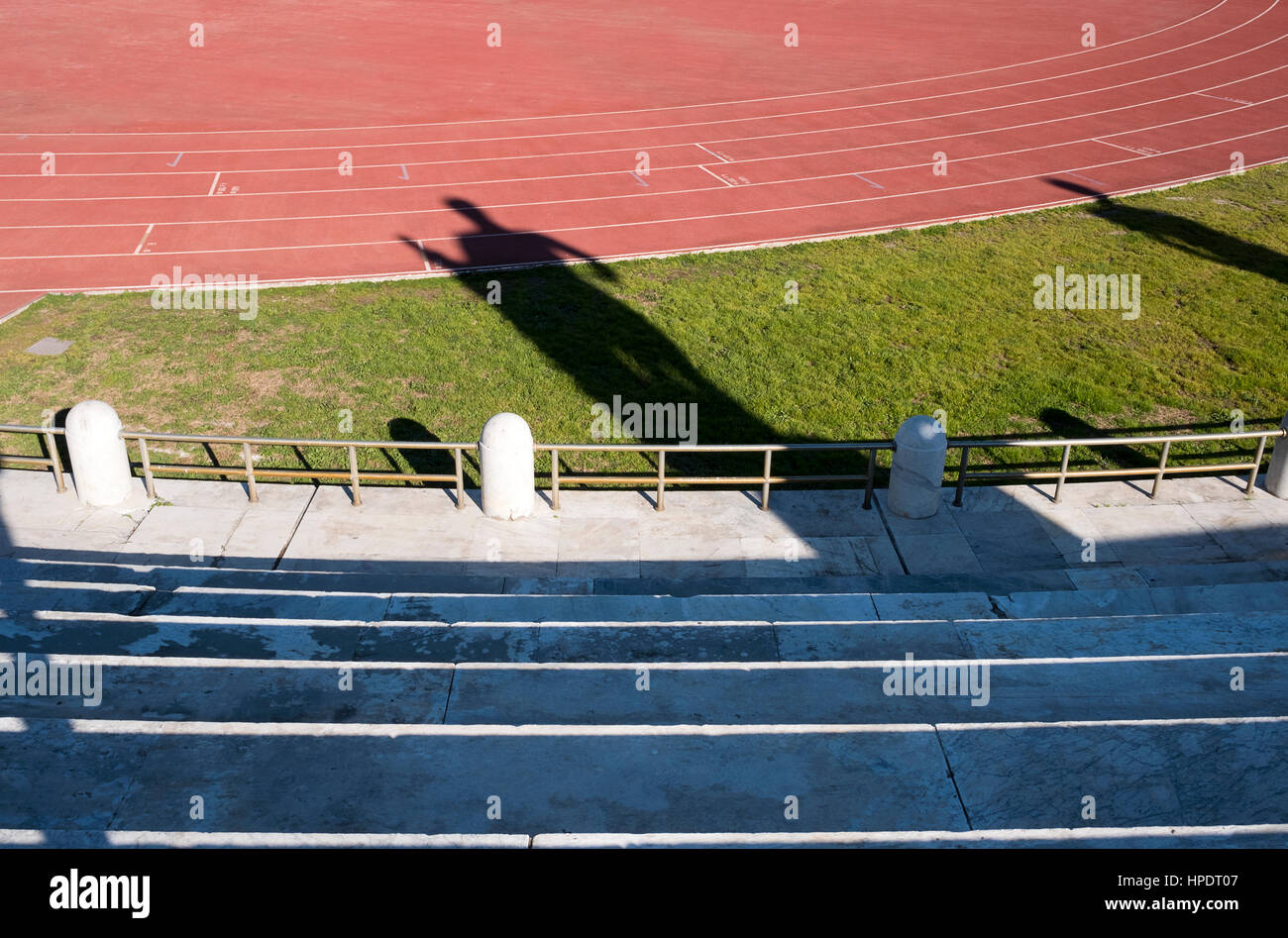 Stadio dei Marmi, Foro Italico. Rome, Italy Stock Photo
