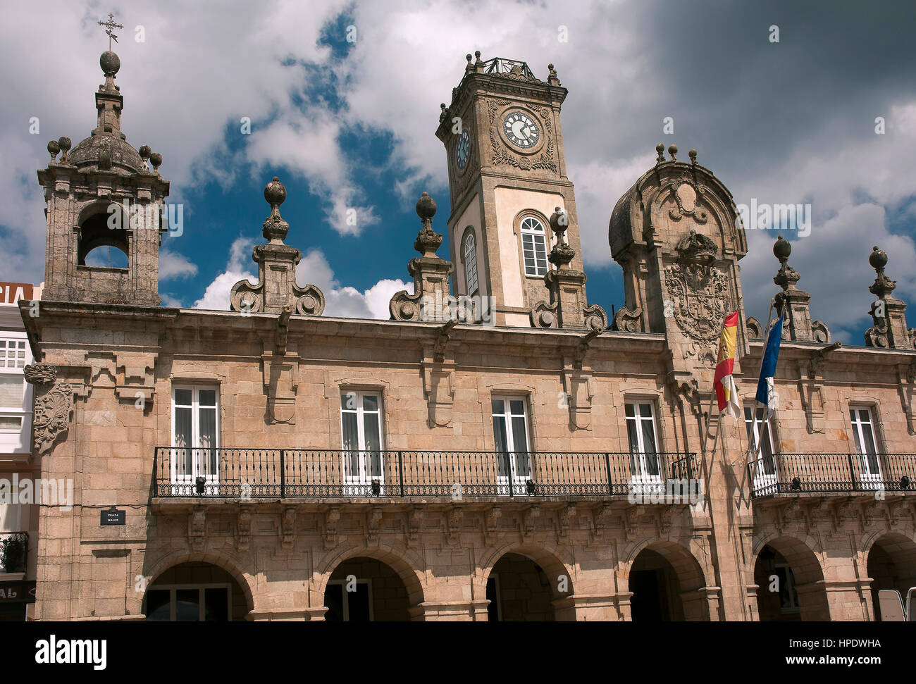 City Council, Lugo, Region of Galicia, Spain, Europe Stock Photo