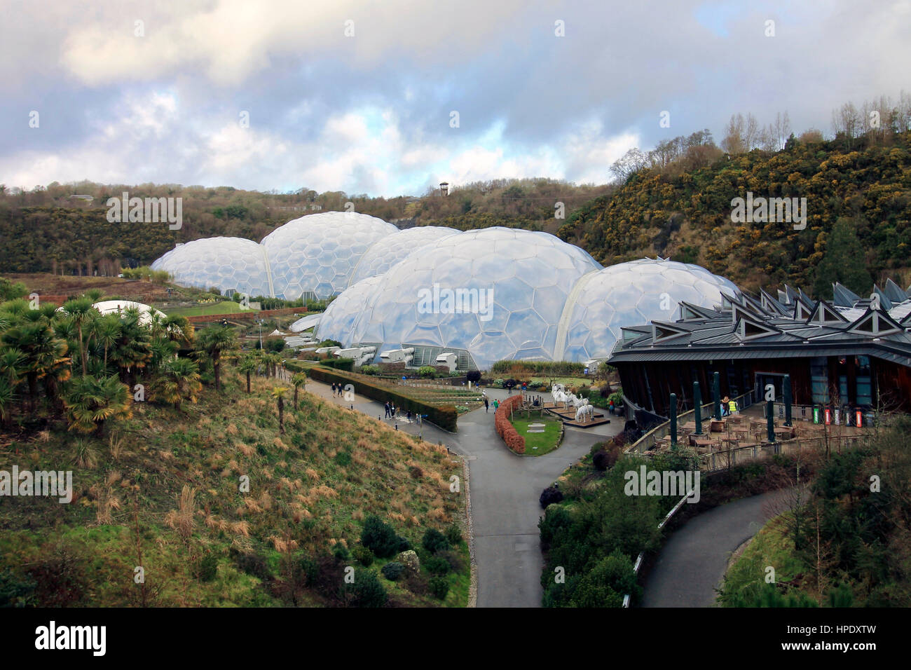 Eden Project Cornwall UK Stock Photo - Alamy