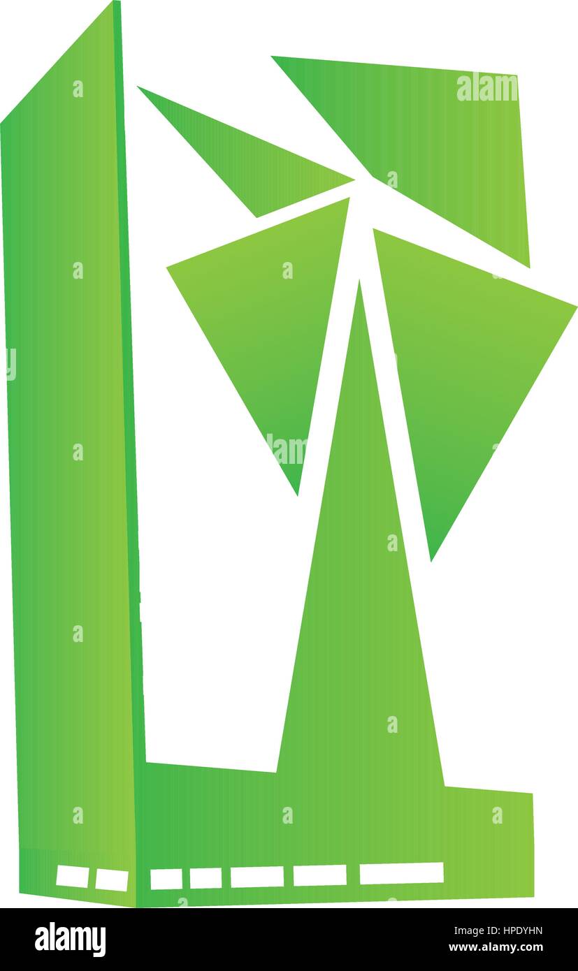 Green city illustration Stock Vector Image & Art - Alamy