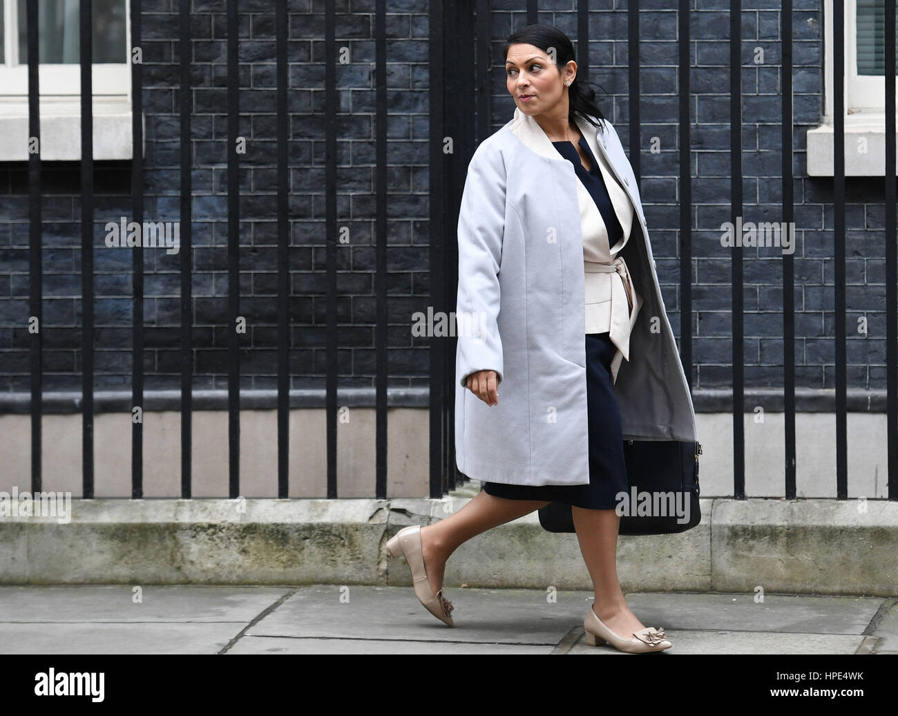 International Development Secretary Priti Patel leaving 10 Downing Street, London, after the weekly cabinet meeting. Stock Photo