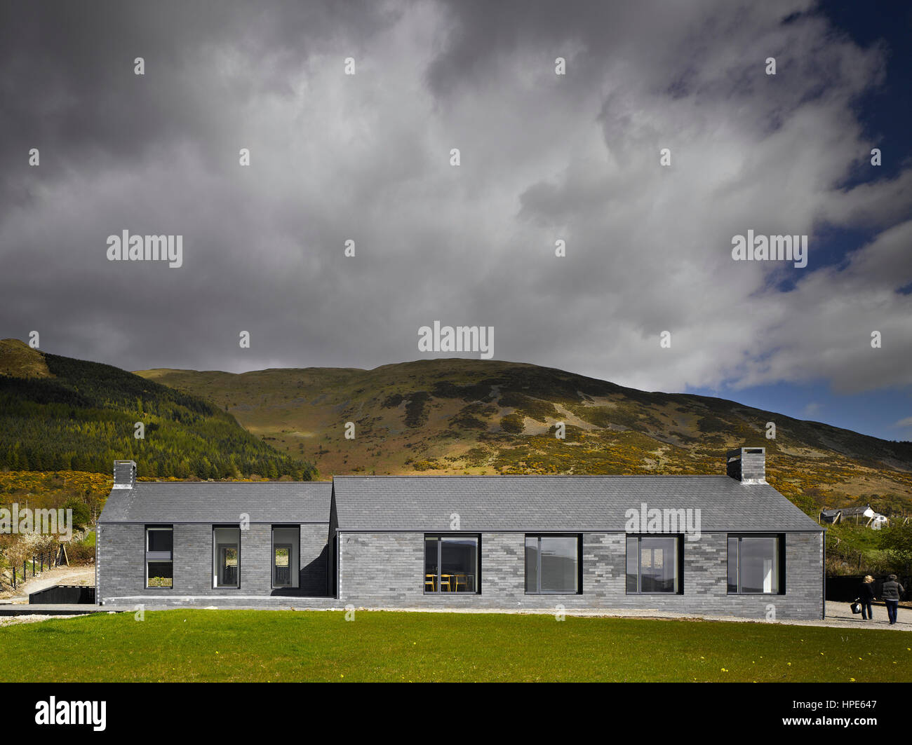 View of South facade showing full elevation. Killowen House, Rostrevor