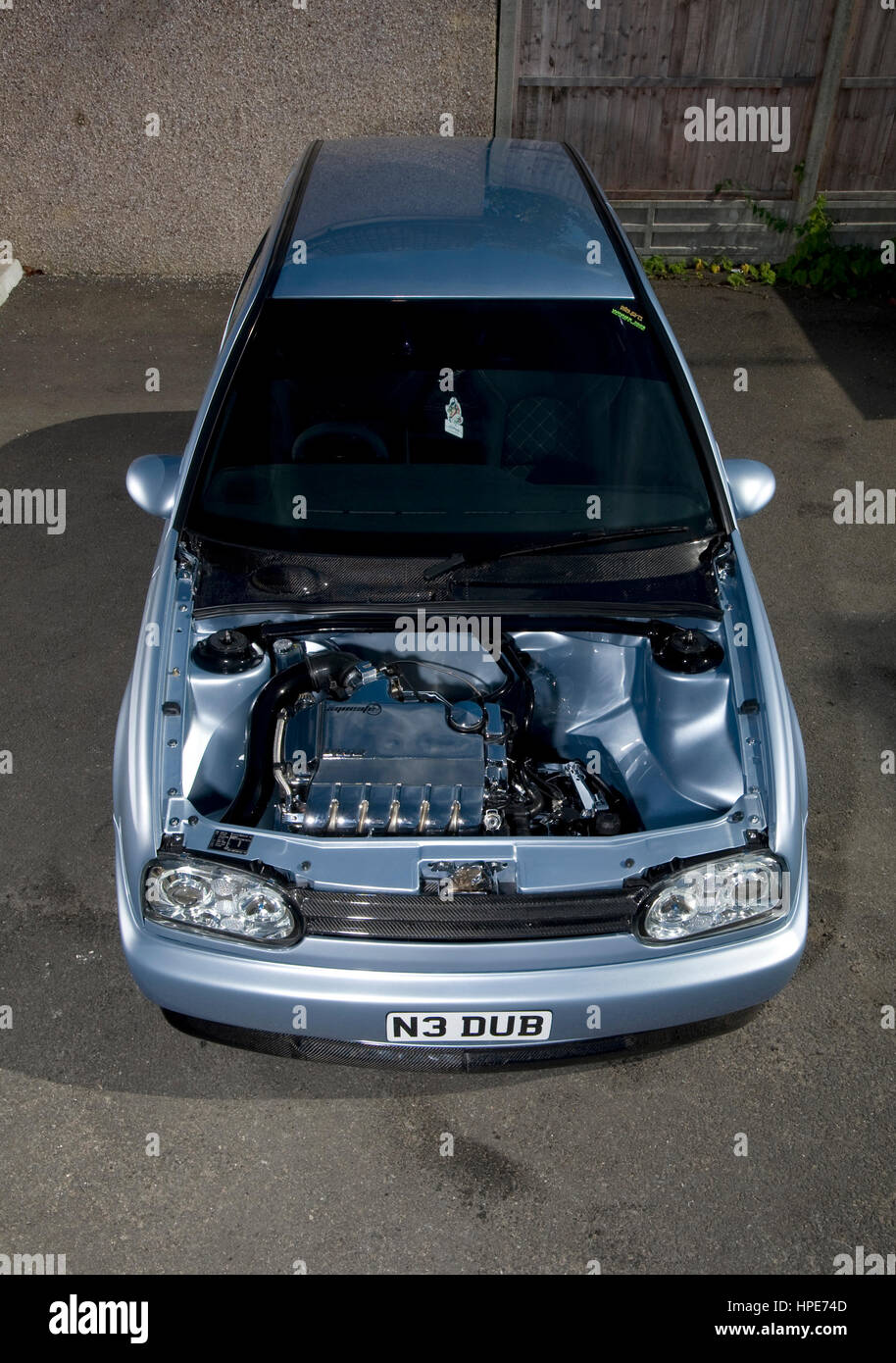 Show winning modified Mk4 VW Golf car Stock Photo - Alamy
