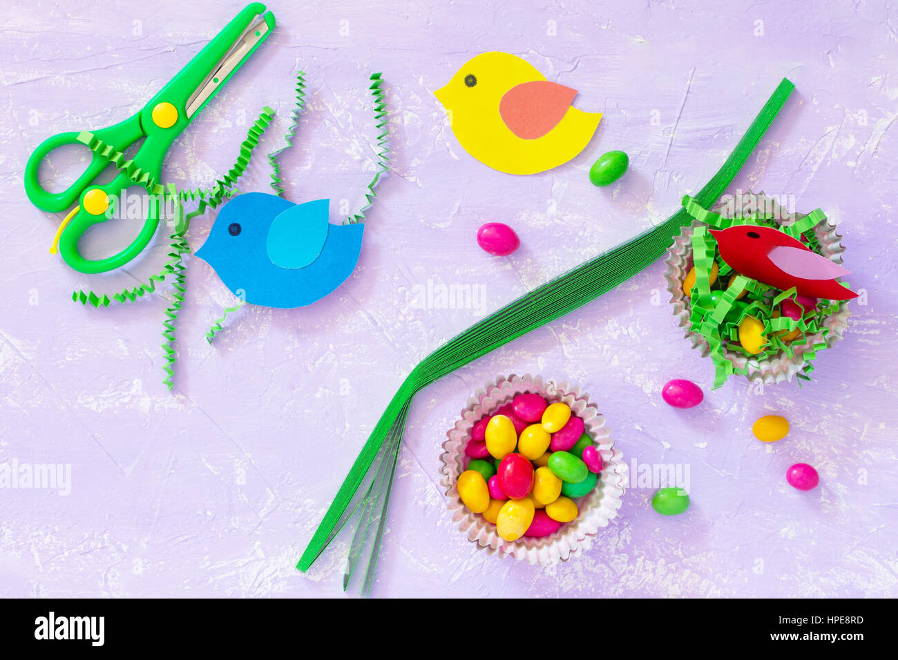 Easter Decorations Children S Table Easter Table Decoration Nest