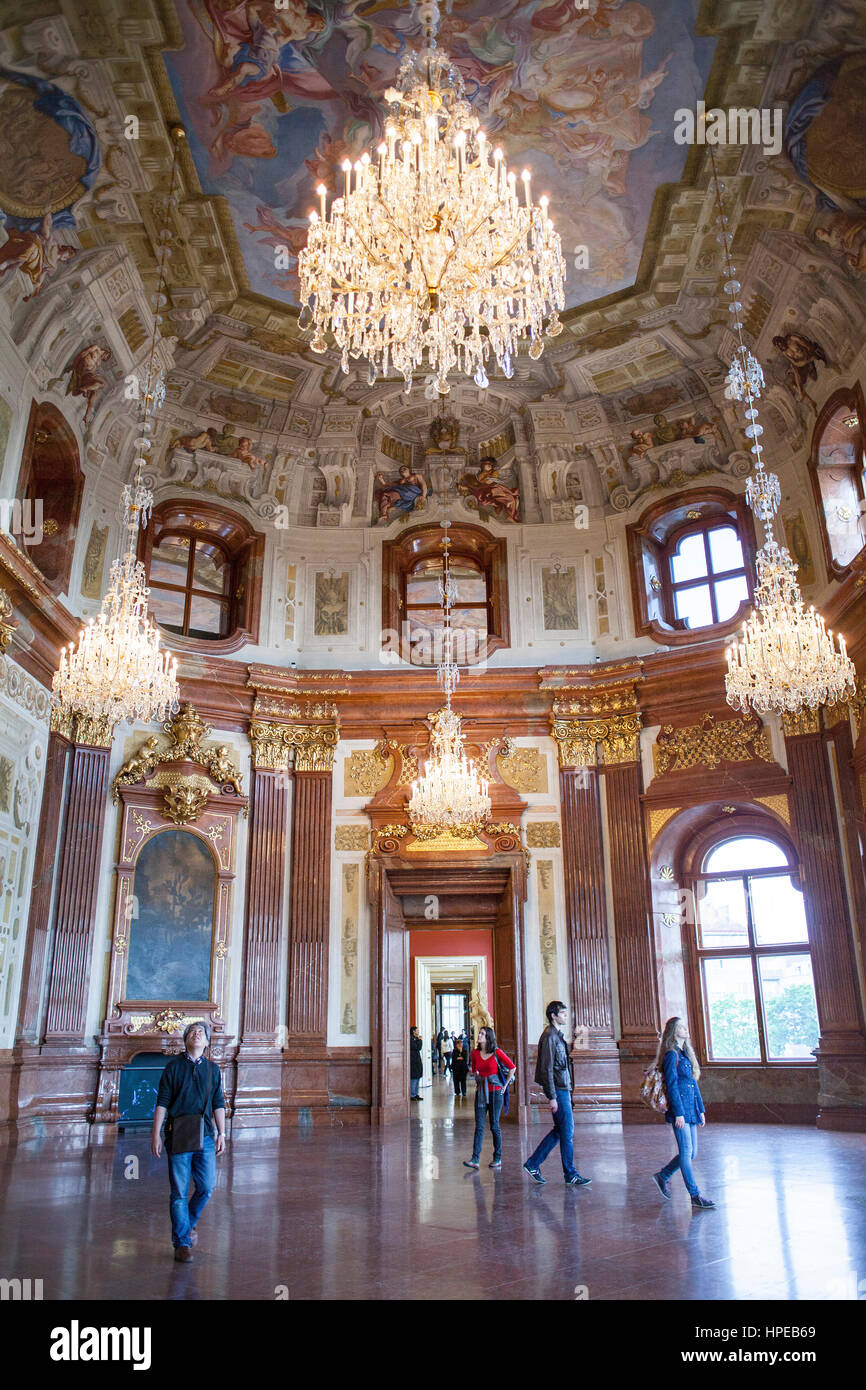 Sometimes sometimes receiving Inside Belvedere museum interior vienna hi-res stock photography and images - Alamy