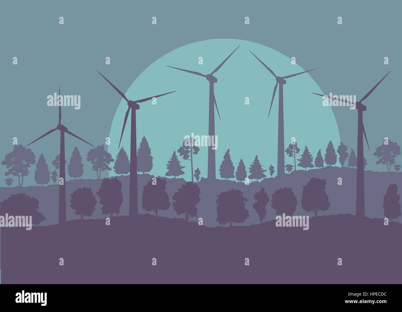 Wind turbines high voltage green energy generator alternative power ...