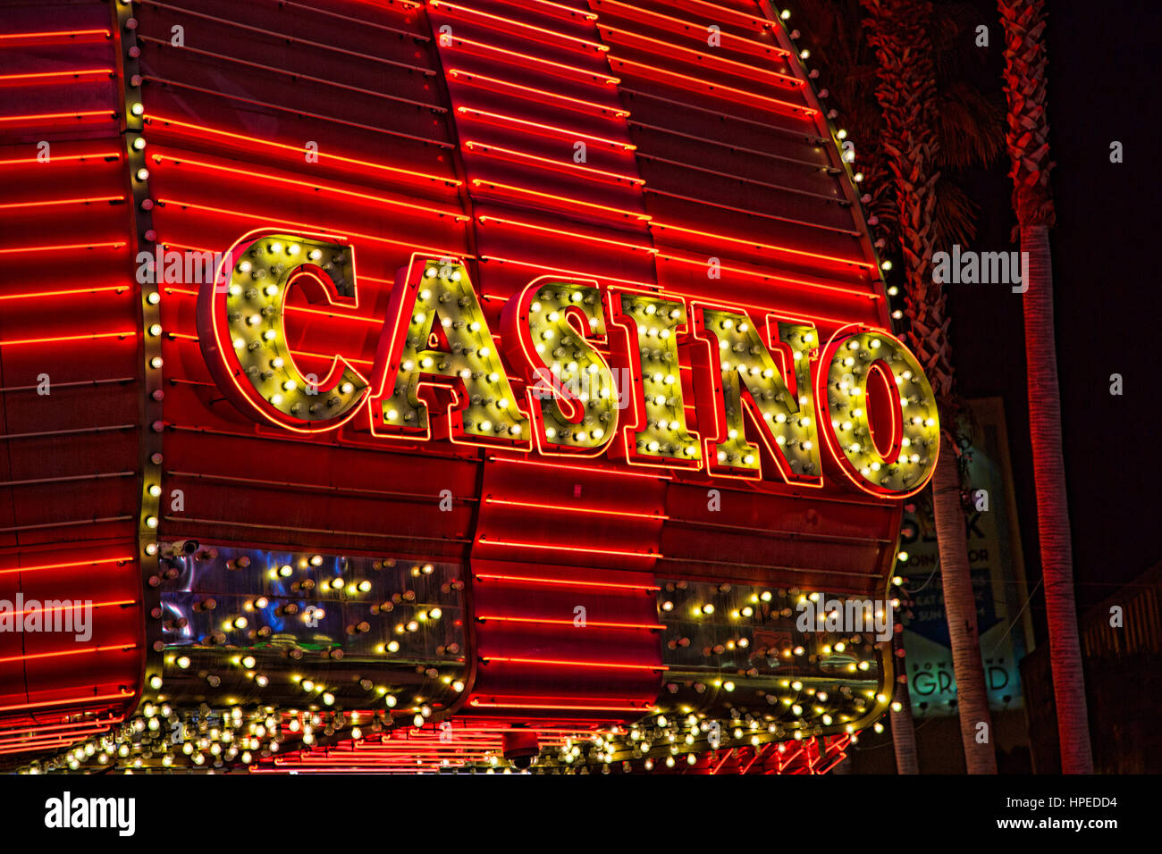 Fremont Street Las Vegas Strip Stock Photo Alamy